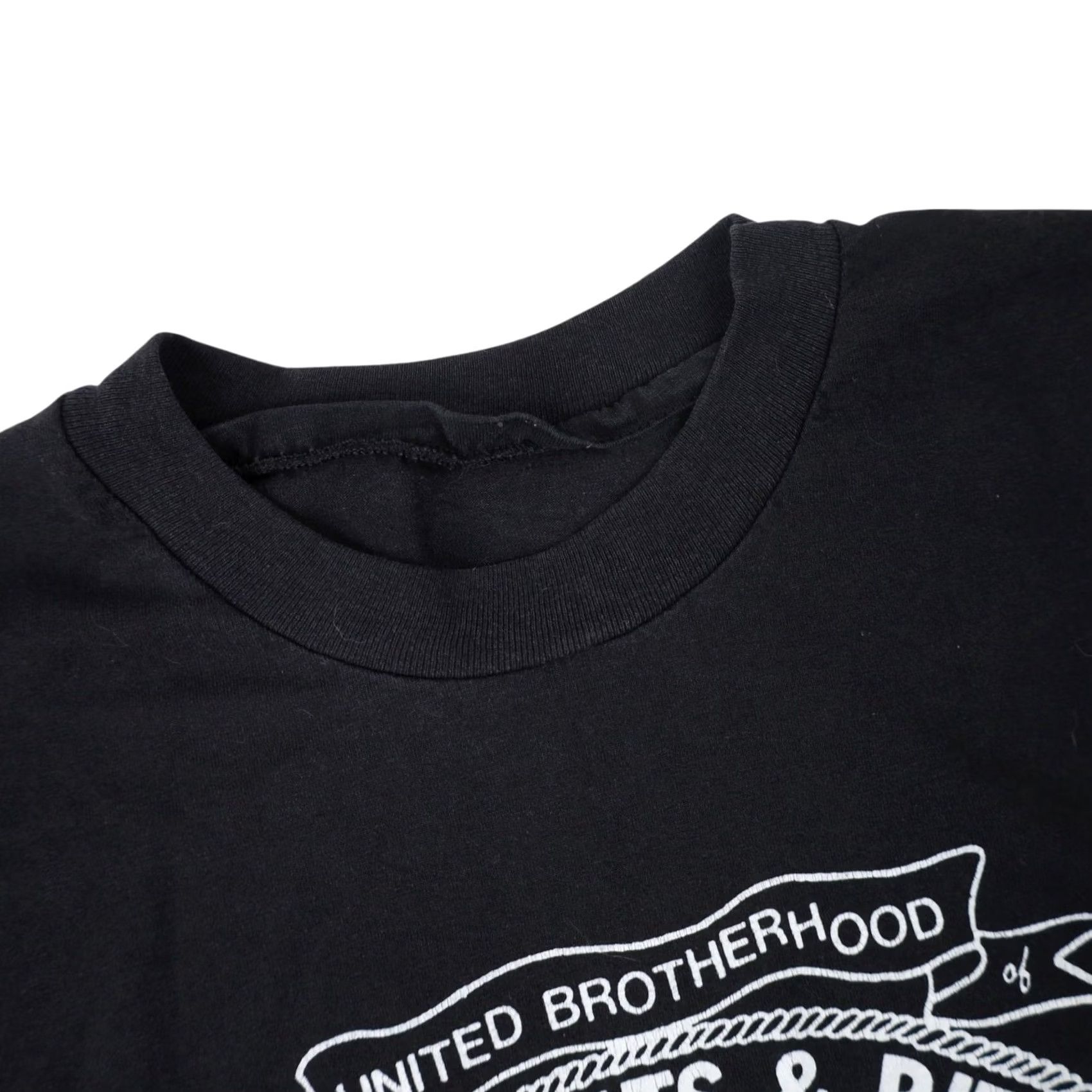 GRAFF VINTAGE Brotherhood of Winos, Dingbats, and Riff Raff Graphic Crop T Shirt XL Black Mens Size US XL / EU 56 / 4 - 4 Thumbnail