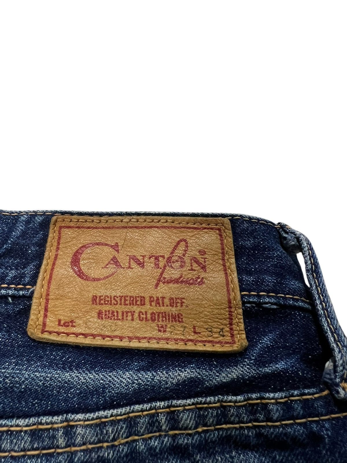 If Six Was Nine × Japanese Brand × Le Grande Bleu (L.G.B.) VINTAGE 90’S CANTON SELVEDGE DISTRESSED JEANS Size US 26 / EU 42 - 20 Thumbnail
