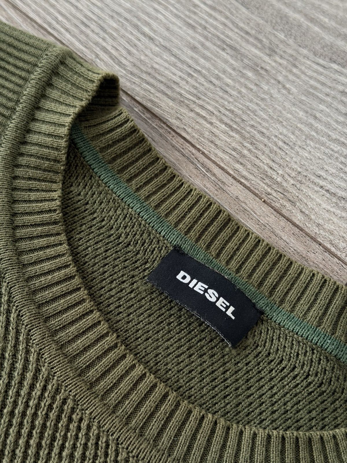Diesel Archival Avant Garde Diesel Italy Made Military Knit Sweater Size US M / EU 48-50 / 2 - 11 Thumbnail