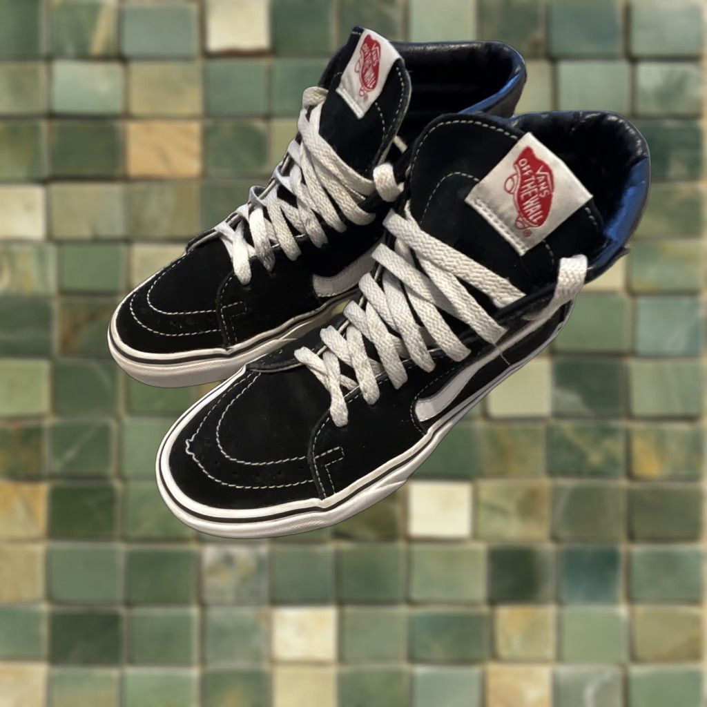 Vans VANS Off The Wall Hi Top Old Skool Pro Black Skateboard Shoe Men US 6.5 Size US M / EU 48-50 / 2 - 1 Thumbnail