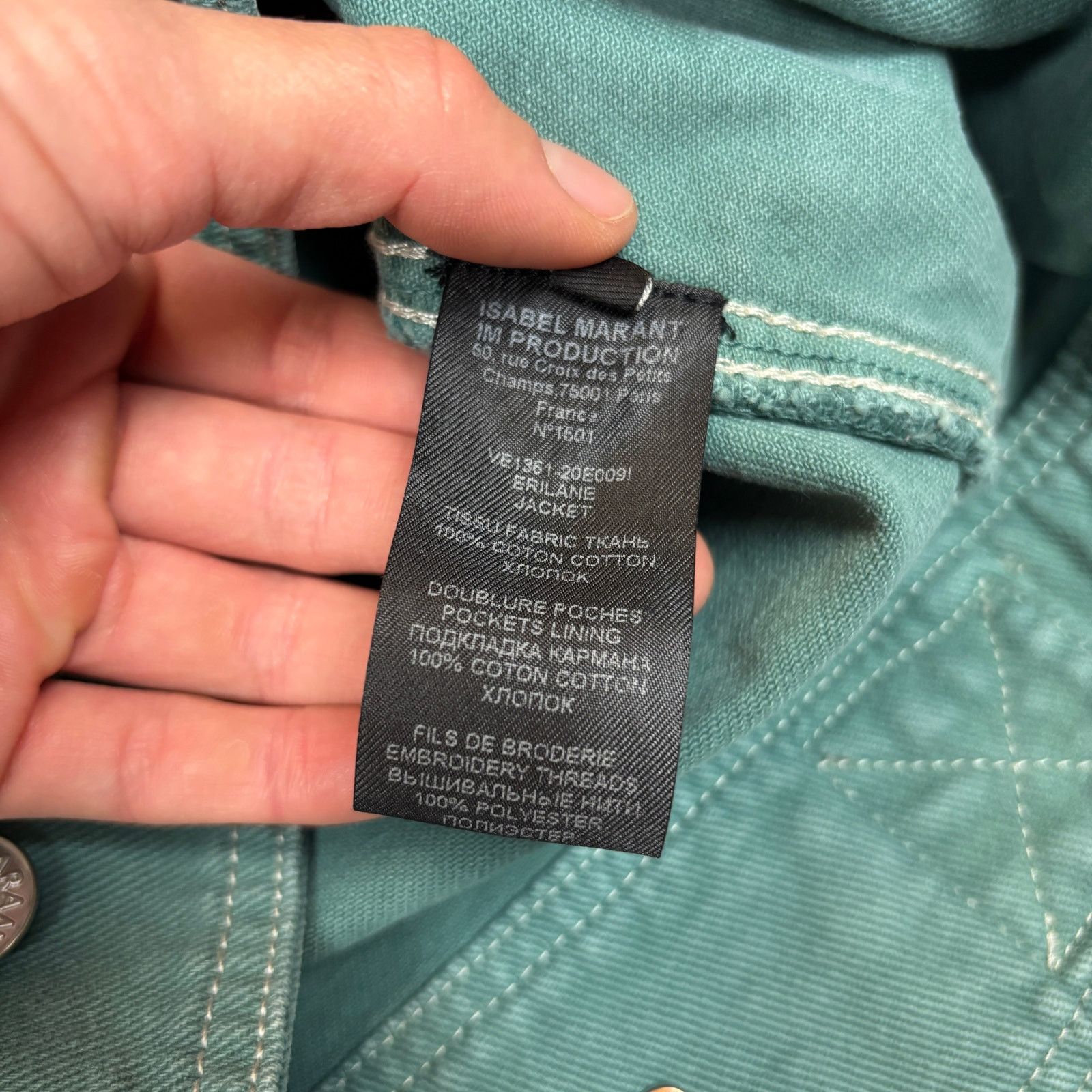 Isabel Marant NWT Isabel Marant Erilane Vest Jacket Celadan Women's 34 Size XS / US 0-2 / IT 36-38 - 8 Thumbnail