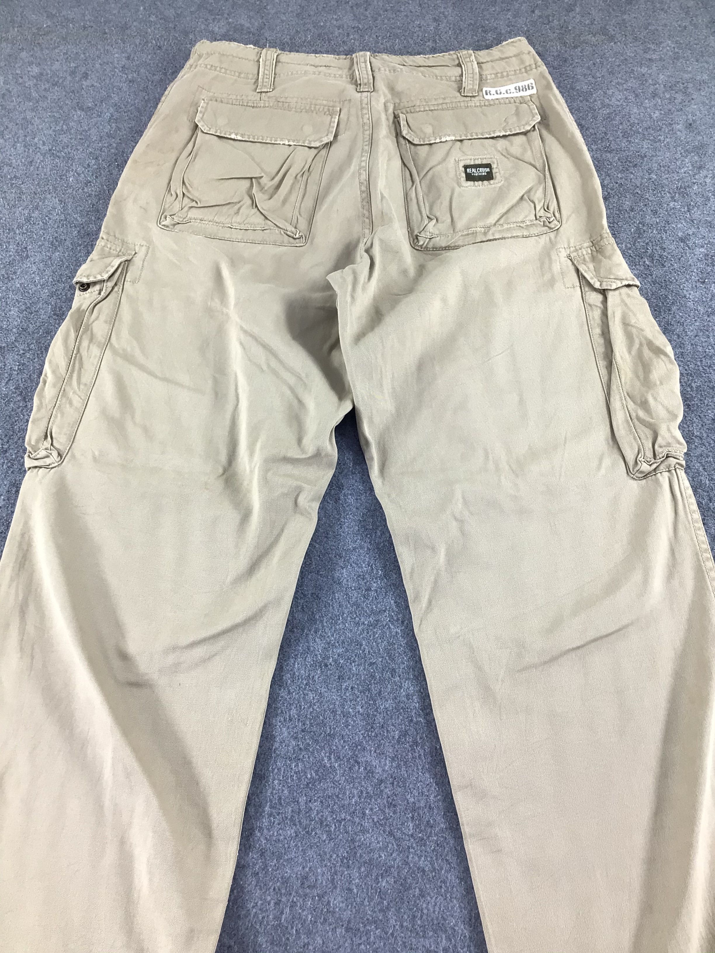 Japanese Brand Real Crush Japanese Multi Pocket Cargo Pant-J122 Size US 31 - 4 Thumbnail