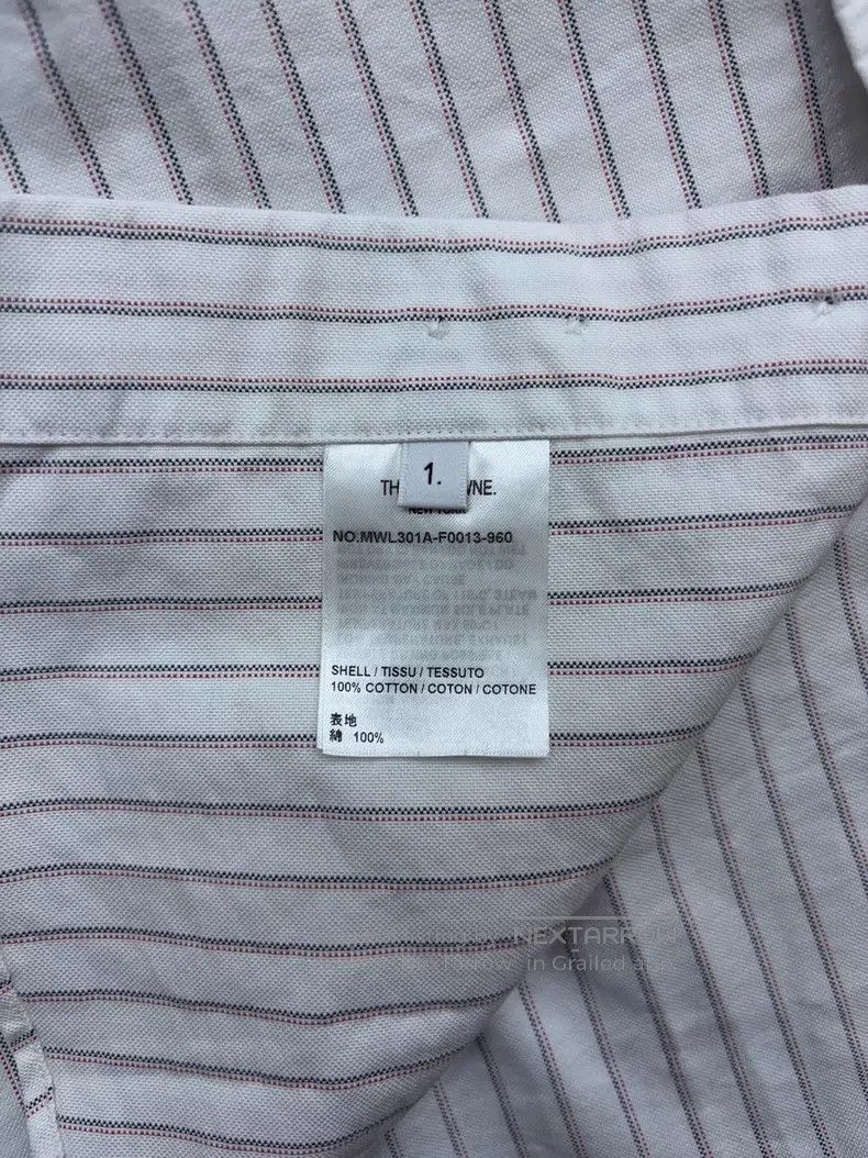 Thom Browne Thom Browne Long-Sleeve Shirt White Size US S / EU 44-46 / 1 - 6 Thumbnail
