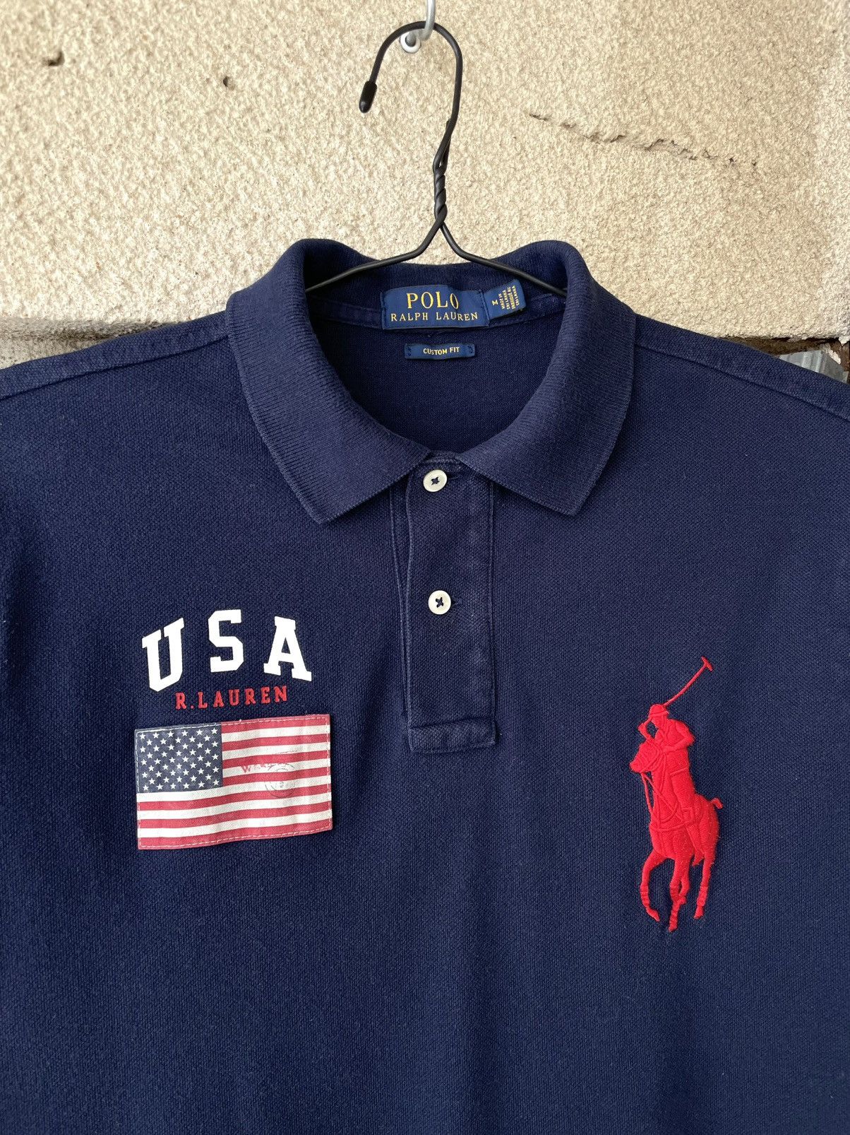 Polo Ralph Lauren Polo Ralph Lauren USA Flag Logo Chief Keef T Shirt Vintage Size US M / EU 48-50 / 2 - 3 Thumbnail
