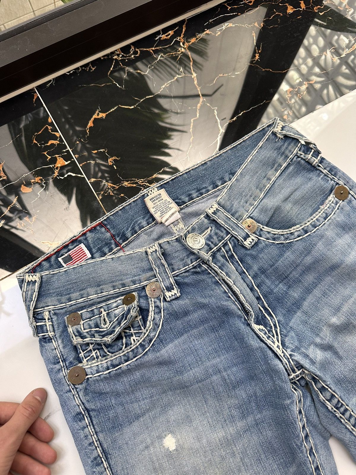 True Religion × Vintage TRUE RELIGION VINTAGE RETRO JAPAN JEANS Size US 31 - 10 Thumbnail