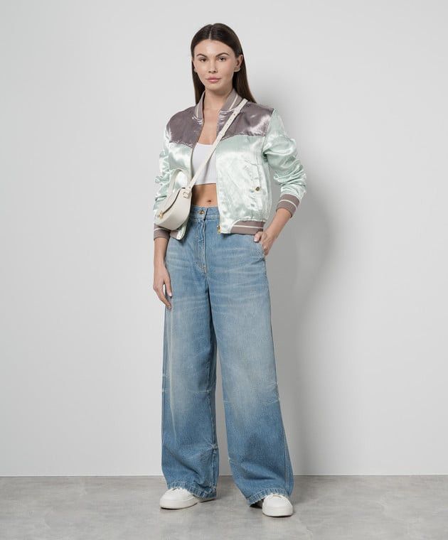 Palm Angels o1y1125 Bomber Jacket in Multicolor Size S / US 4 / IT 40 - 5 Thumbnail