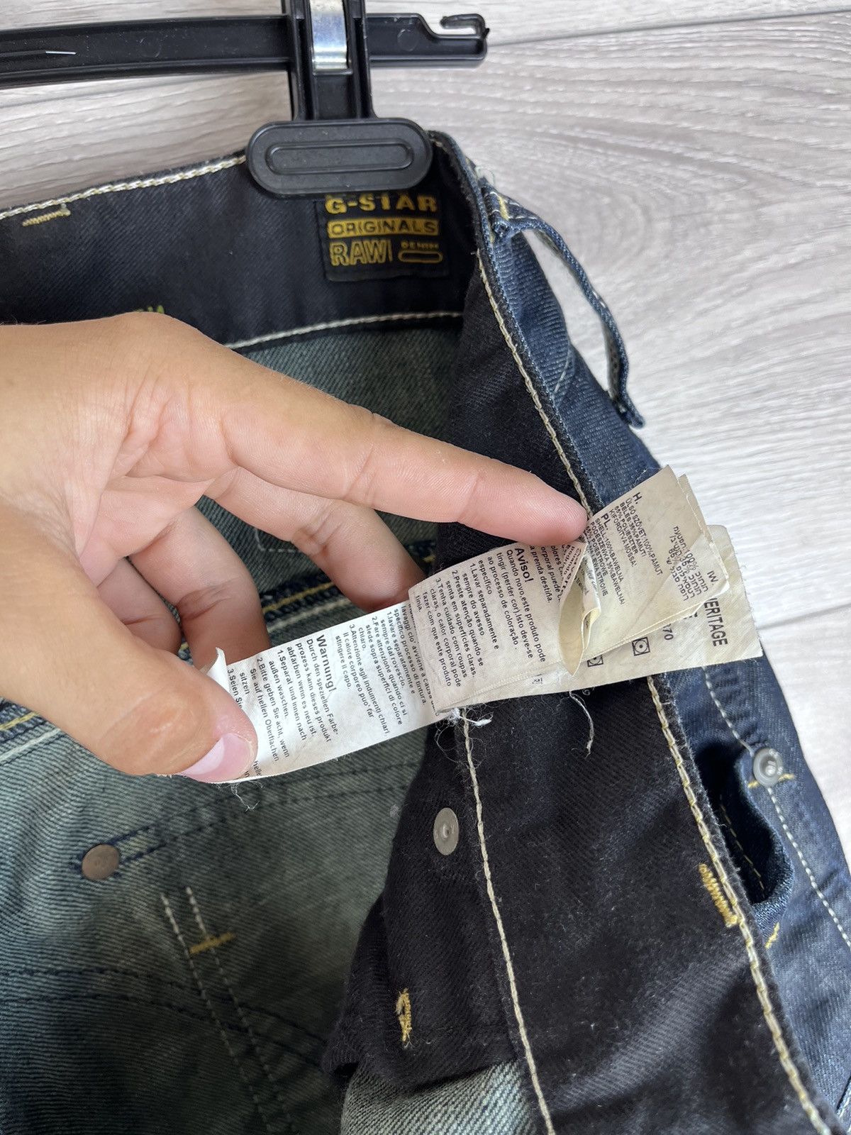 G-Star Men’s jeans G-star originals raw size 34 y2k drill Size US 34 / EU 50 - 9 Thumbnail