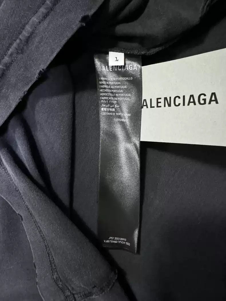 Balenciaga Balenciaga Perforated Lighter Iron Sheet Collar Hole Short- Size US S / EU 44-46 / 1 - 4 Thumbnail