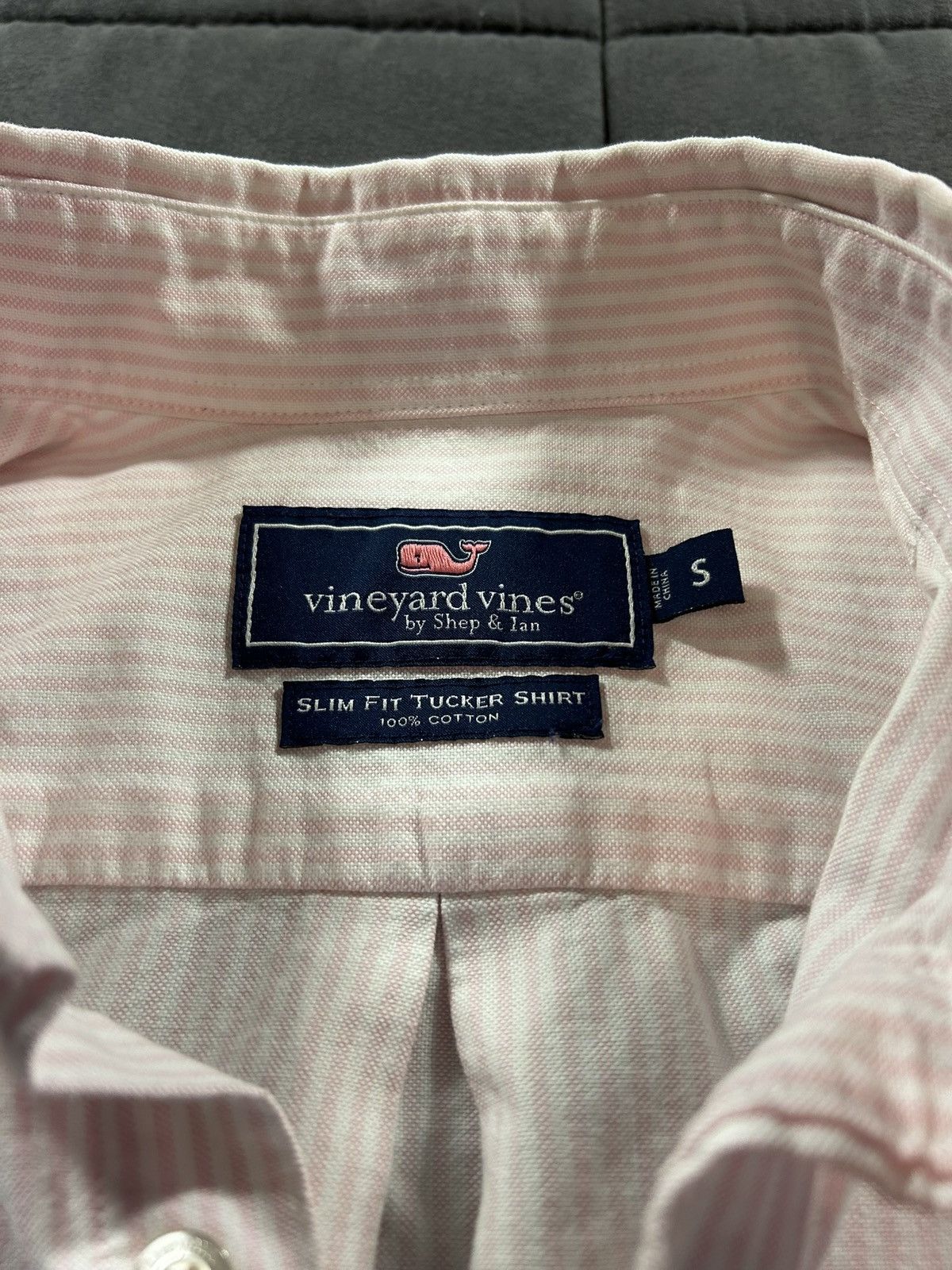 Vineyard Vines Vineyard Vines pink & white stripe shirt Size US S / EU 44-46 / 1 - 5 Thumbnail