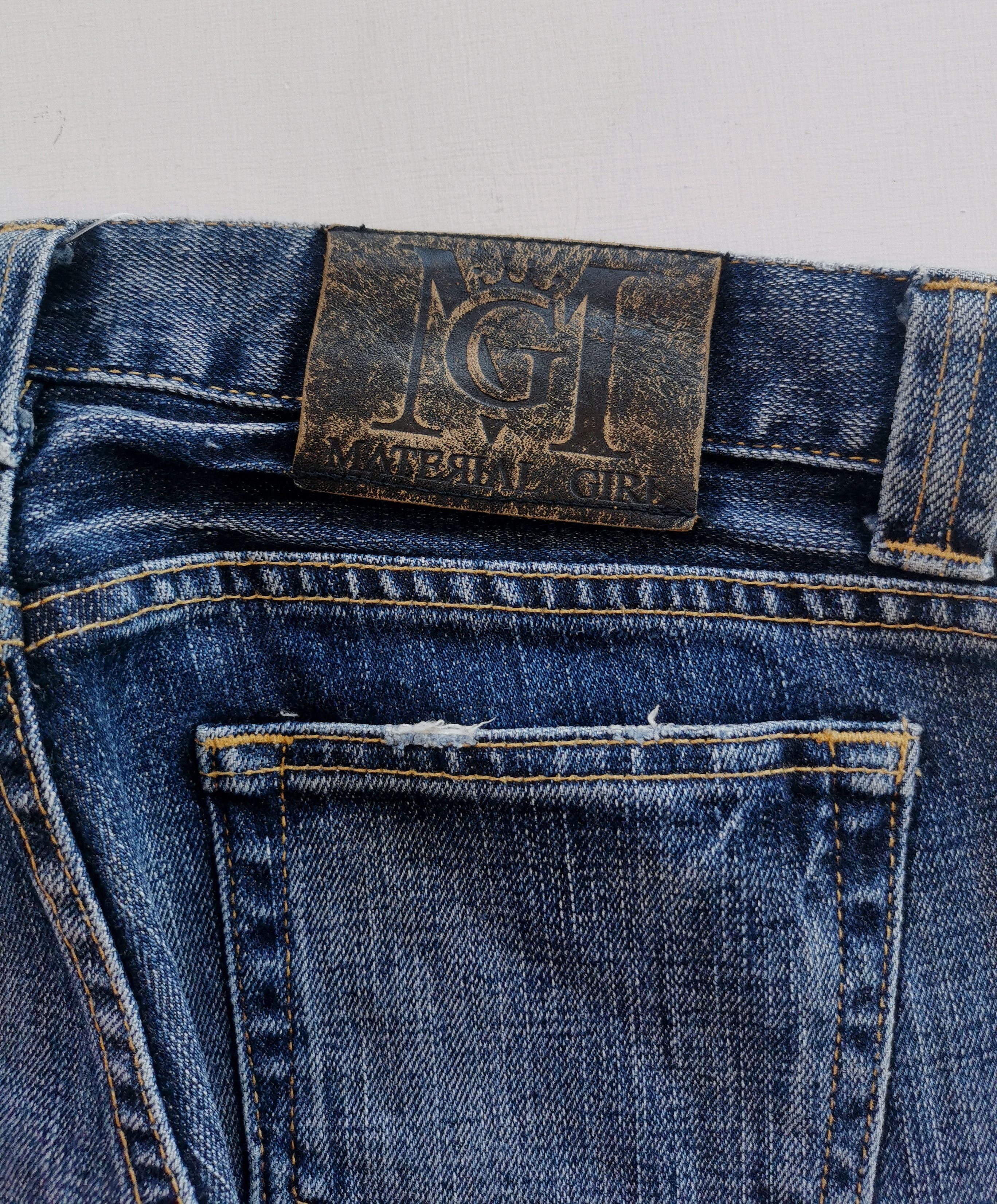 Japanese Brand Material Girl Ripped Jeans Size 30" / US 8 / IT 44 - 2 Thumbnail
