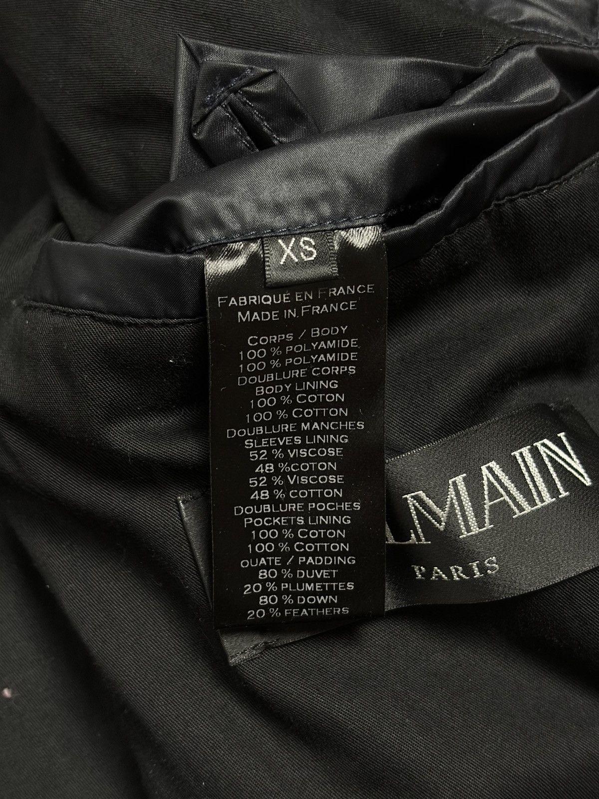 Balmain Balmain SS14 padded deep blue biker jacket Size US XS / EU 42 / 0 - 5 Thumbnail
