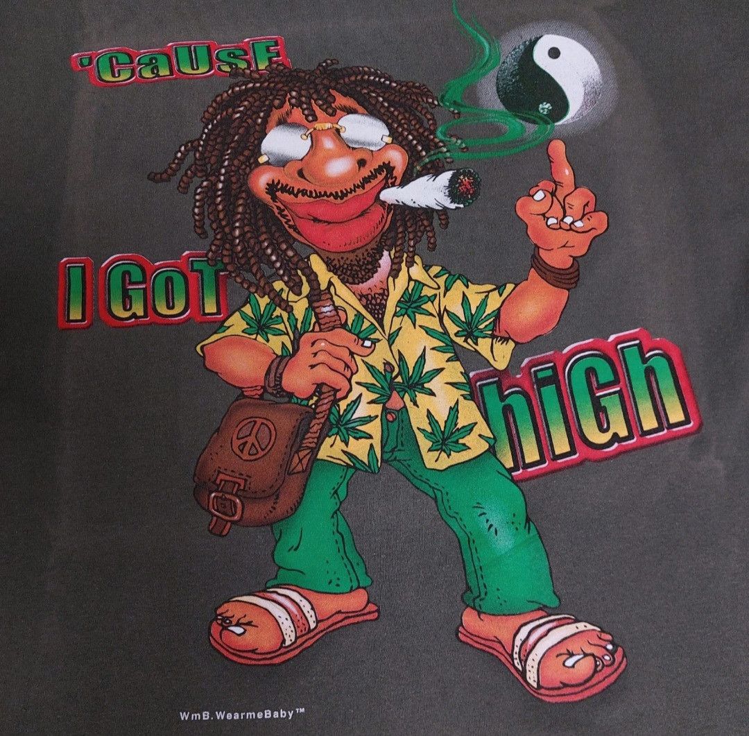 Vintage 2000s y2k stoner tshirt Afroman hiphop reggae Size US XL / EU 56 / 4 - 2 Thumbnail