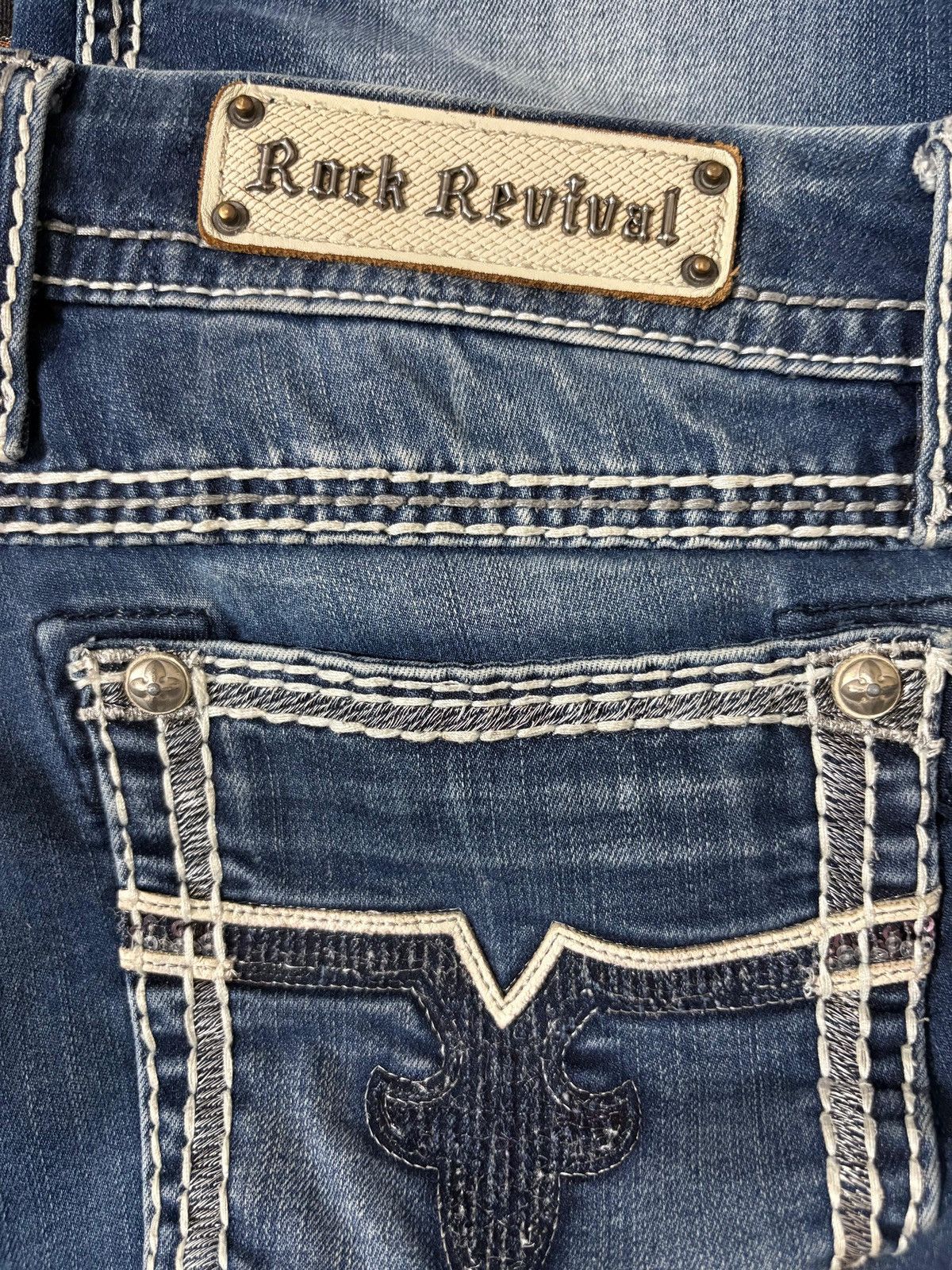 Rock Revival Rock Revival "Jacklyn Boot" Jeans - Size 33 (Fits 35-36) Size US 33 - 6 Thumbnail