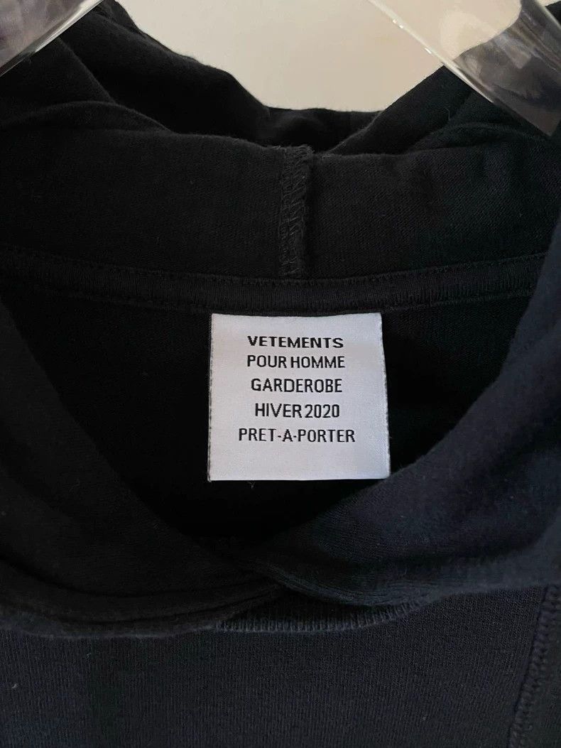 Vetements Vetements Showpiece Anti-War Embroidered Letter Hoodie Size US XS / EU 42 / 0 - 7 Thumbnail