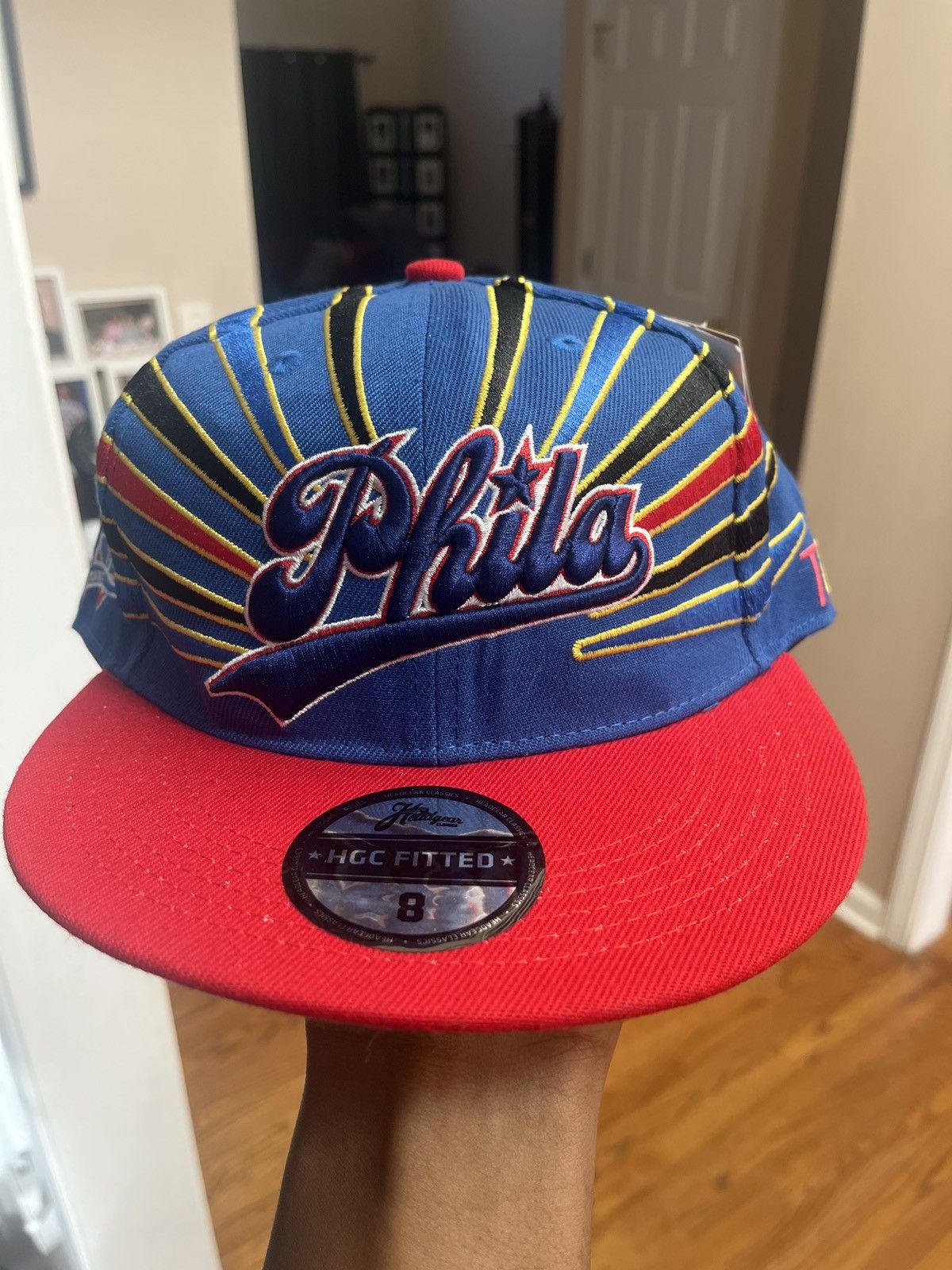 Other Phili stars fitted hat sz 8 Size ONE SIZE - 1 Thumbnail