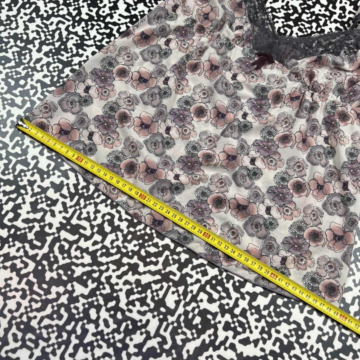 Vintage Vintage Y2K Retro Floral Sexy Style Tank Top Sleeveless 90s Size M / US 6-8 / IT 42-44 - 17 Thumbnail