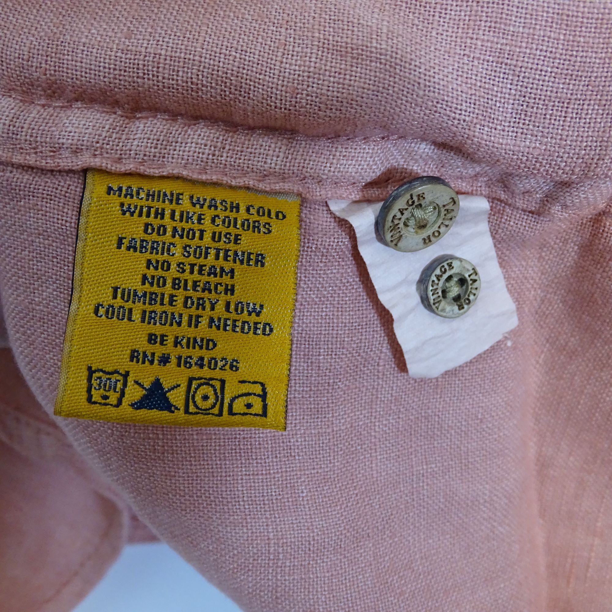 Other Tailor Vintage Men Linen Shirt Size S Short Sleeve Button Up Size US S / EU 44-46 / 1 - 7 Thumbnail