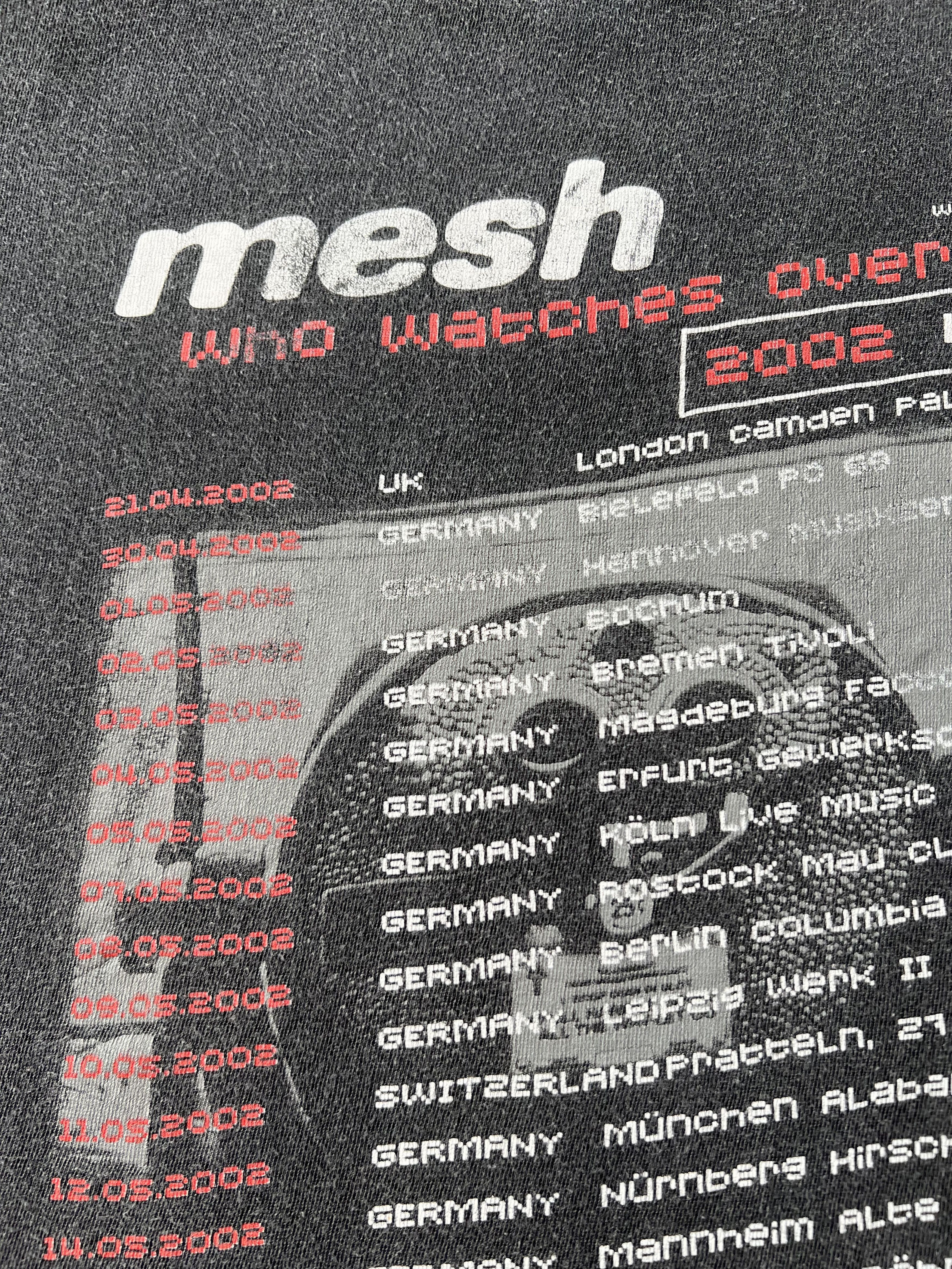 Band Tees Vintage 2002 Mesh Who Watches Over Me? Electronic Band Tee Size US L / EU 52-54 / 3 - 12 Thumbnail
