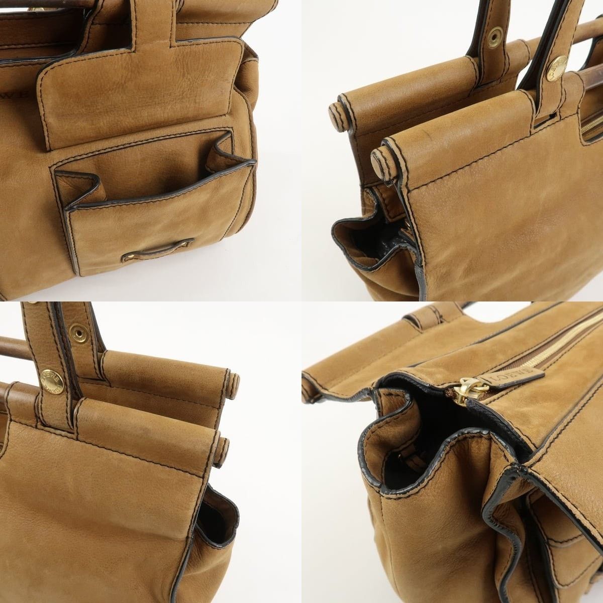 Loewe Loewe Candy Leather Tote Tan Size ONE SIZE - 6 Thumbnail