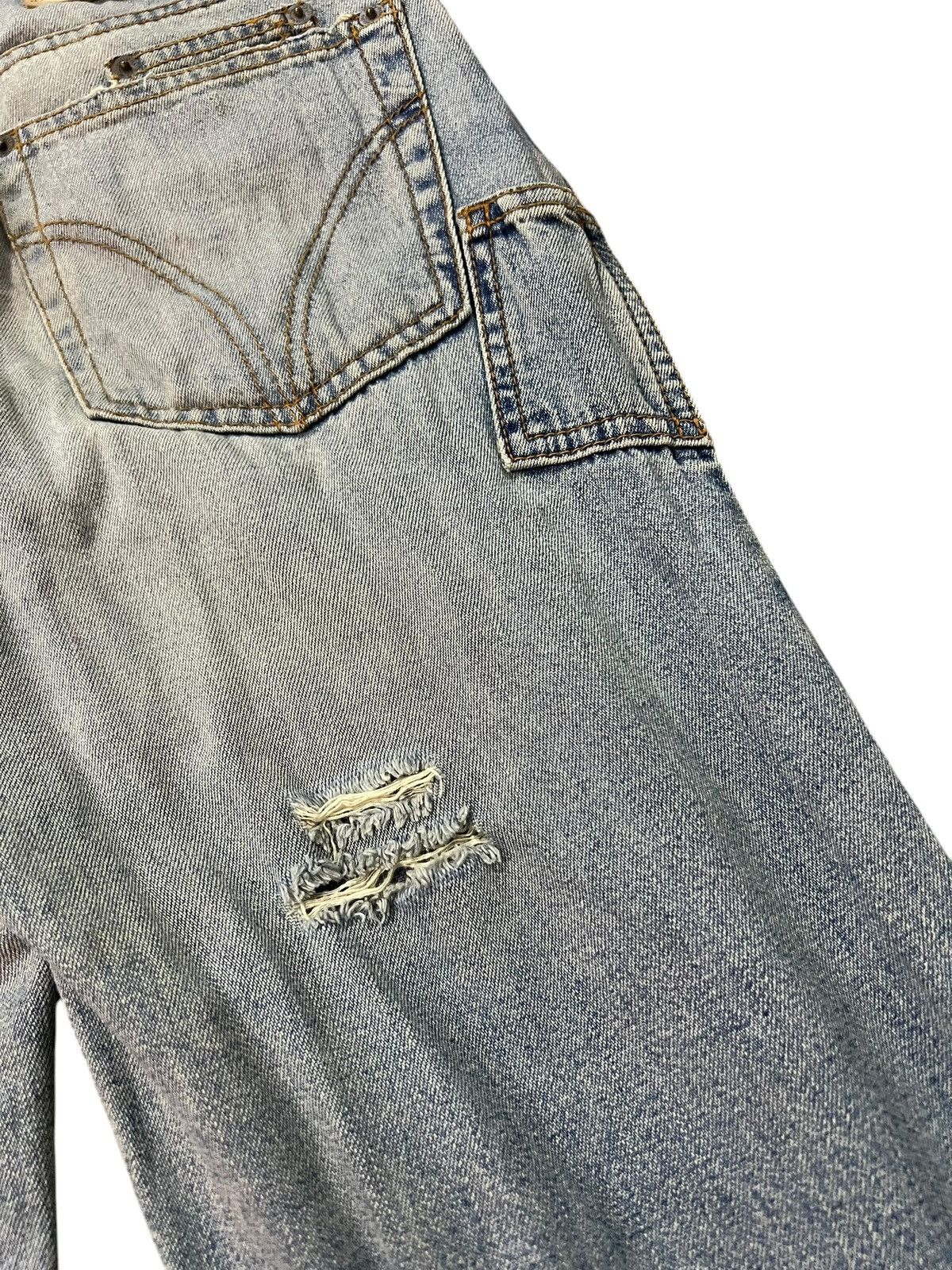 Dolce & Gabbana Dolce & Gabbana Distressed Light Wash Jean like kapital Size US 29 - 12 Thumbnail
