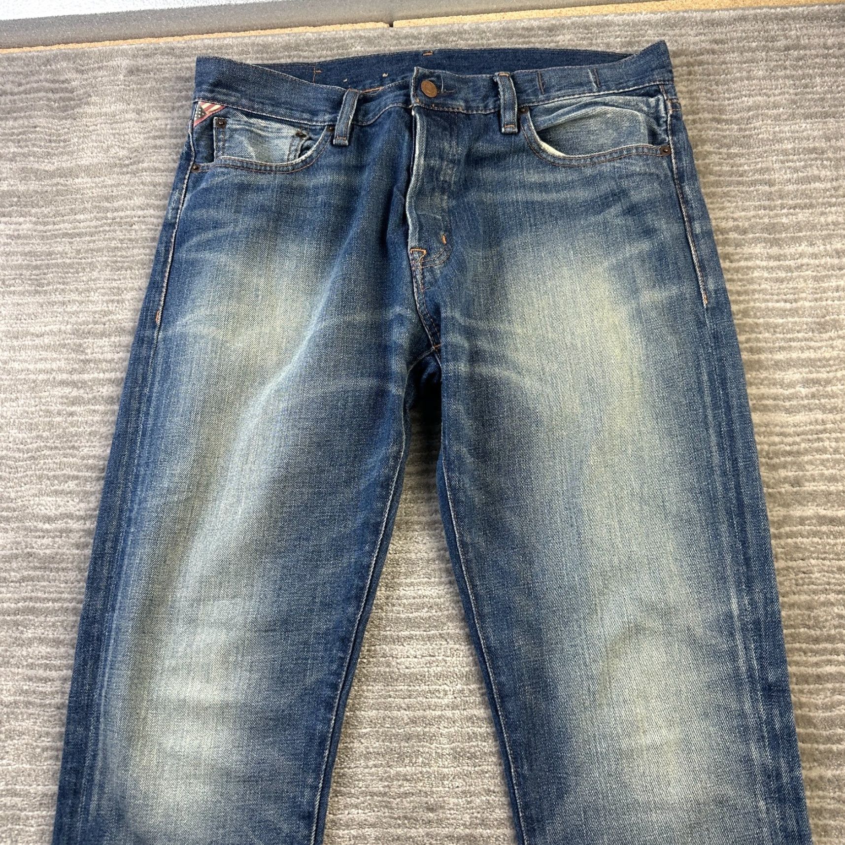 Ralph Lauren Ralph Lauren Denim & Supply Jeans Mens 33x32 Tapered Straight Size US 33 - 3 Thumbnail