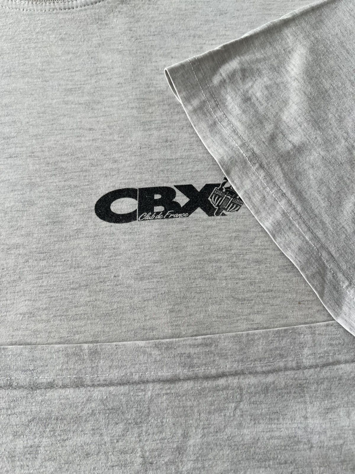 Vintage Vintage 90s Honda CBX 1000 Super Six Moto Gray T-shirt Size US XL / EU 56 / 4 - 7 Thumbnail