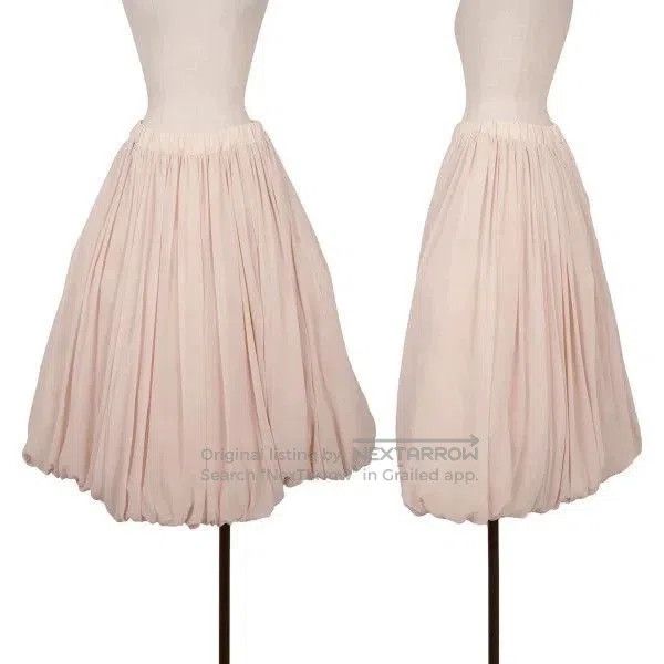 Comme des Garcons COMME des GARCONS Beige Vintage Puff Skirt. Size US 26 / EU 42 - 1 Thumbnail