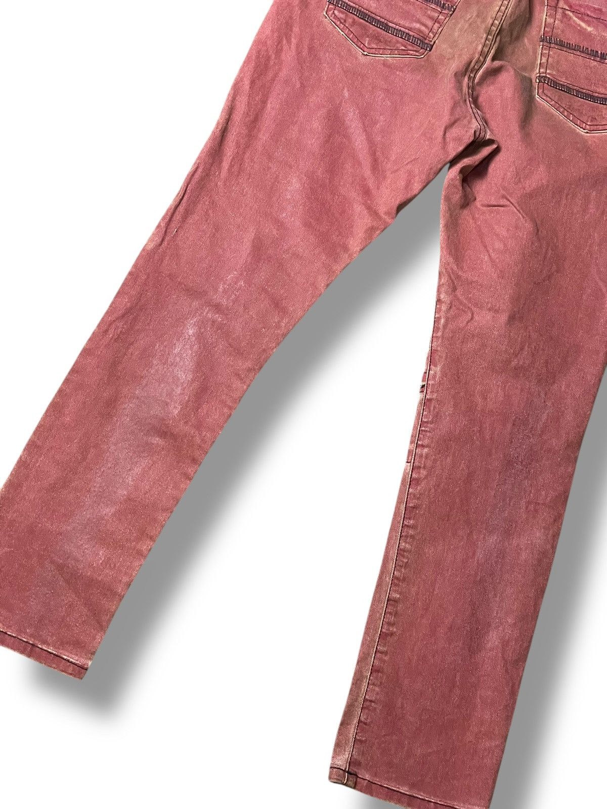 Vintage Vintage ILDF Distressed Denim Slim Jeans (92) Size US 33 - 11 Thumbnail