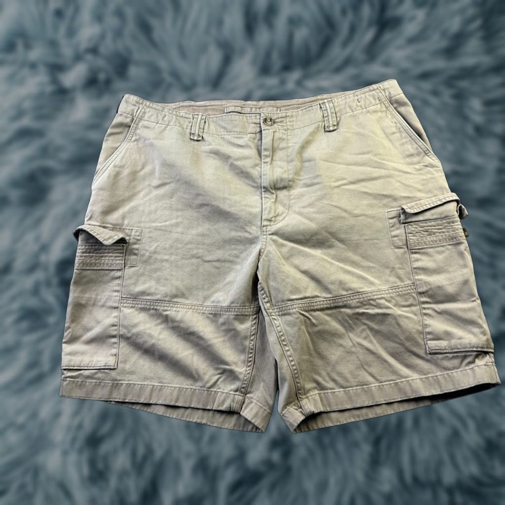 Polo Ralph Lauren Polo Ralph Lauren Shorts Mens 38 Beige Army Cargo Pocket Drawstring Relaxed Regular Fit Vintage No Size US M / EU 48-50 / 2 - 1 Thumbnail