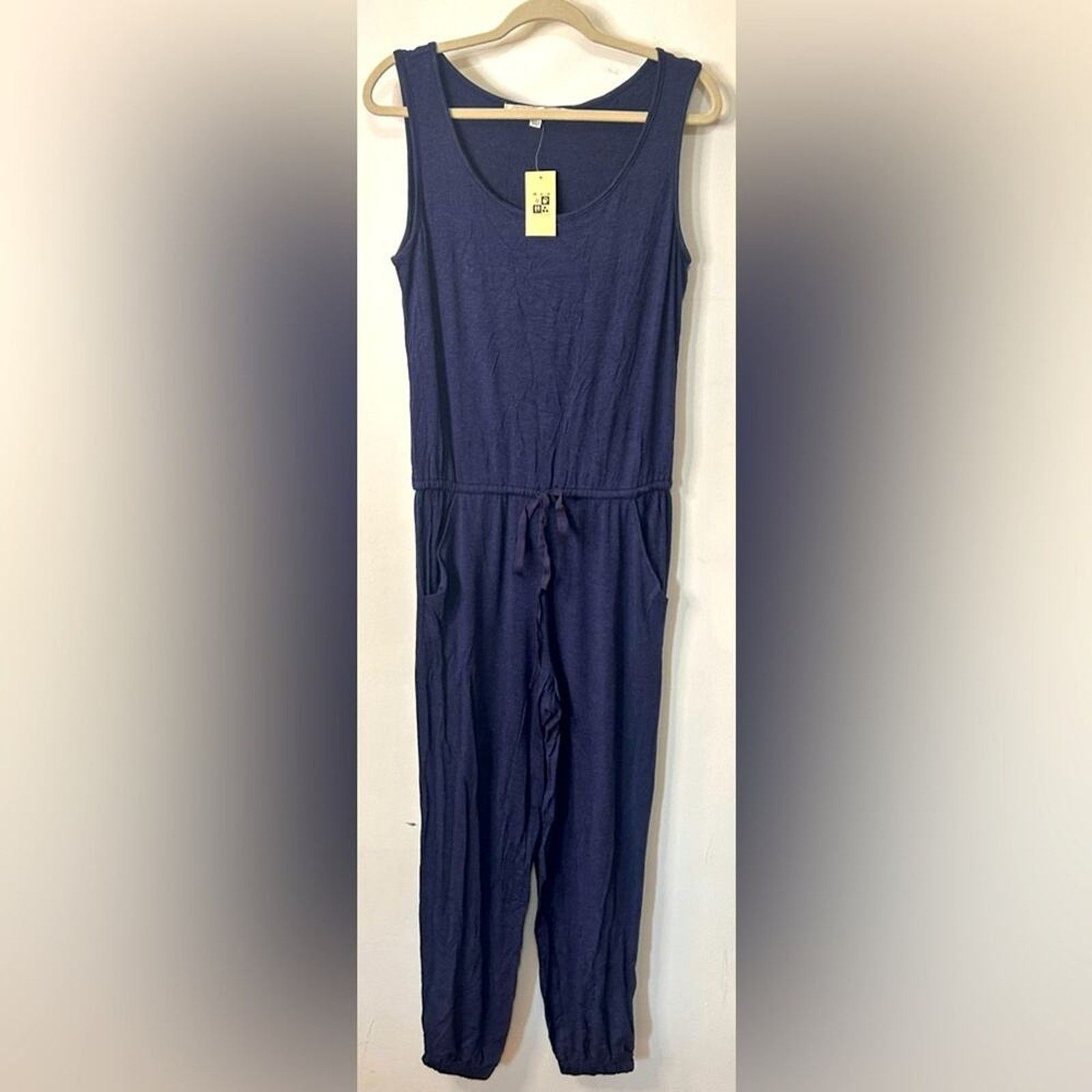 Max Mara Nwt- Max Studio- Cotton Jersey Jumpsuit-Small Size 28" / US 6 / IT 42 - 2 Thumbnail