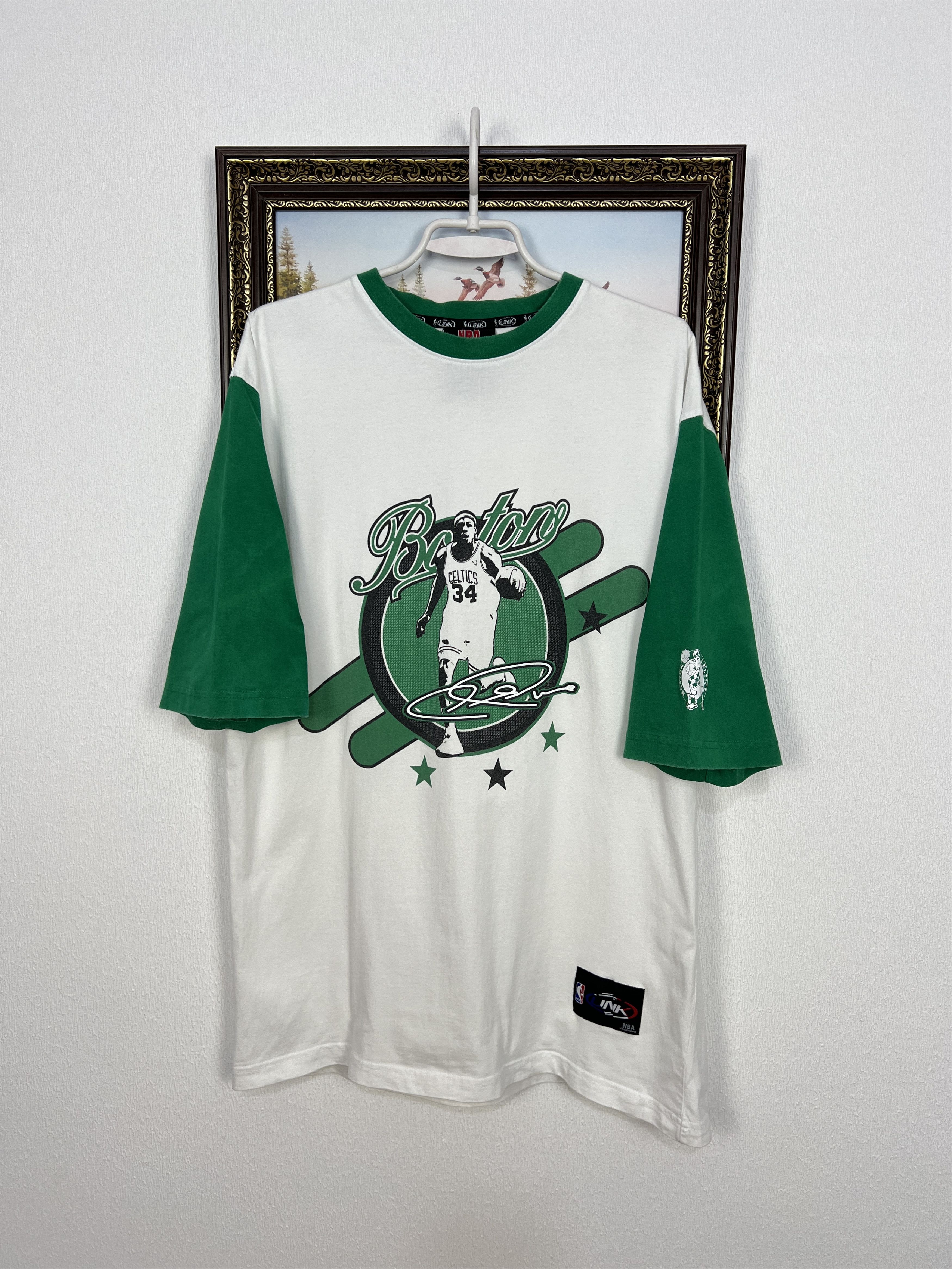 Vintage Vintage UNK Boston Celtics NBA #34 Pierce White Shirt Mens Size US L / EU 52-54 / 3 - 1 Thumbnail