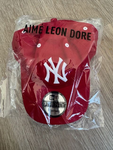 Aime Leon Dore × New Era Aime Leon Dore New Era Yankees Ballpark Hat Red Size ONE SIZE - 4 Thumbnail