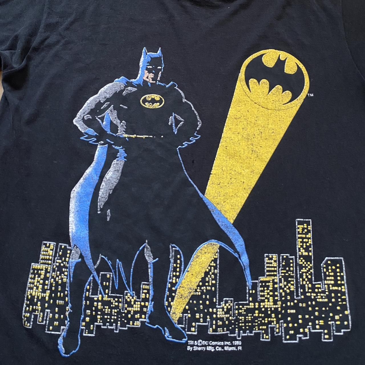 DC Comics 1989 Batman comic tee, black and yellow, single Size US S / EU 44-46 / 1 - 3 Thumbnail