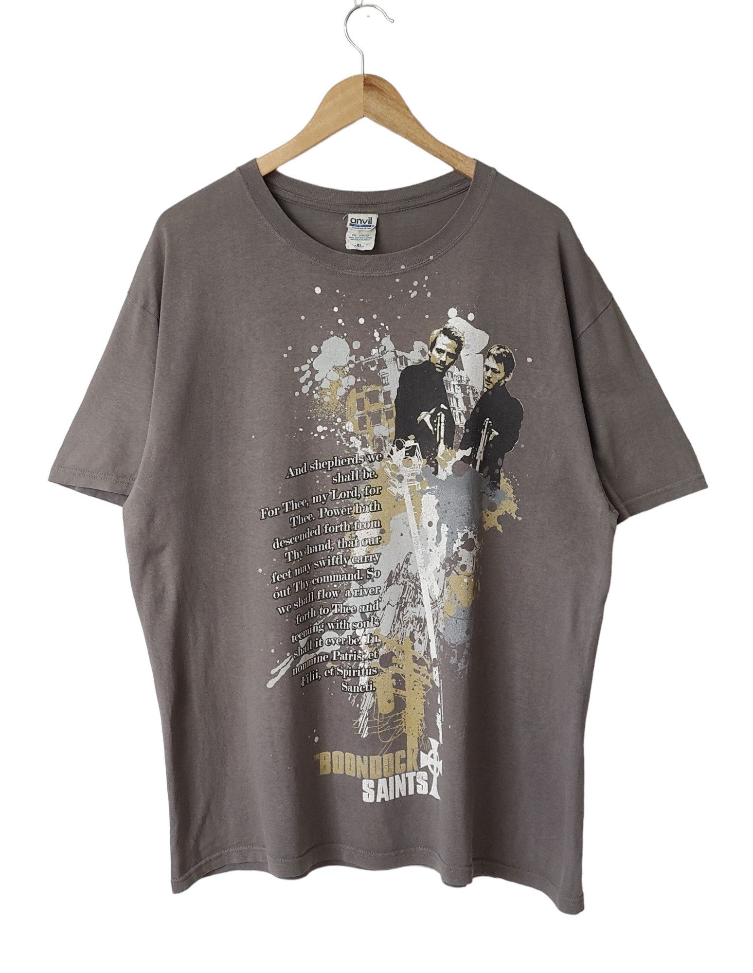 Vintage Boondock Saints VTG 1999 Official Movie tshirt Size US XL / EU 56 / 4 - 1 Thumbnail