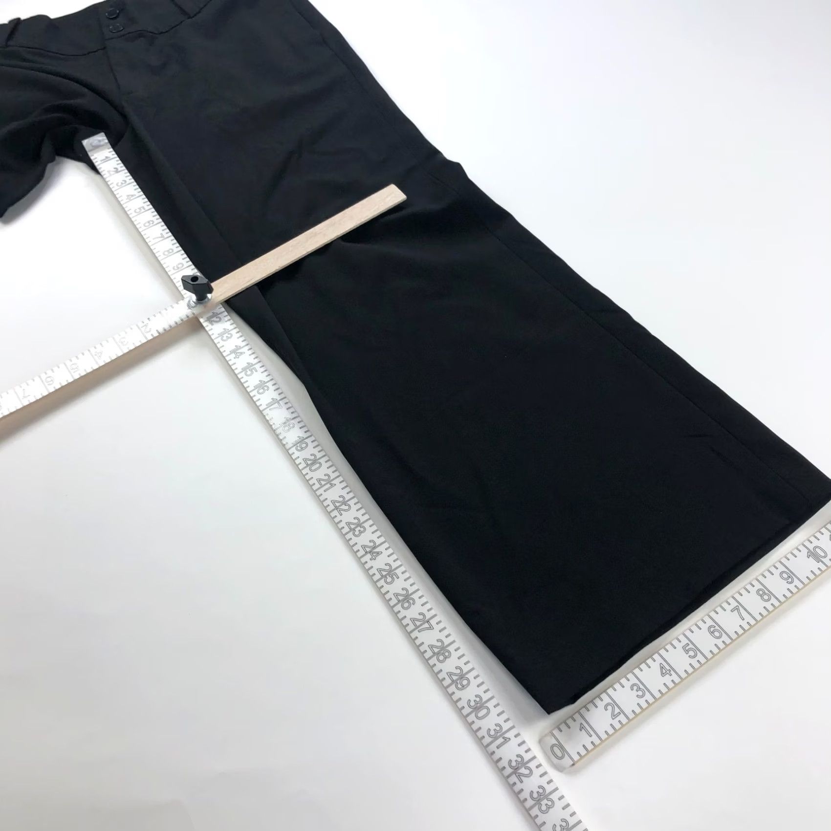 Ralph Lauren Lauren Ralph Lauren 12 High Rise Wide Leg Pants Black Size 34" / US 12 / IT 48 - 4 Thumbnail