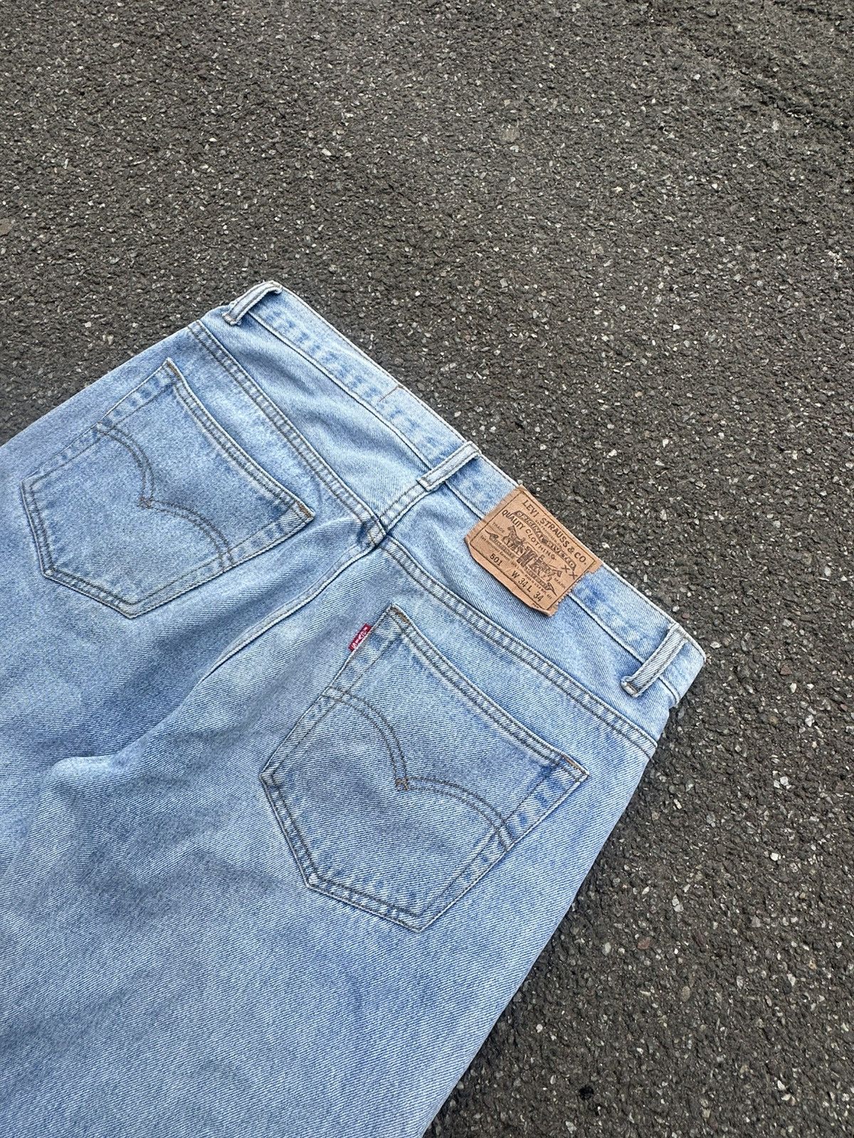 Levi's Levi’s 501 Vintage 90s Light Shorts Size US 34 / EU 50 - 4 Thumbnail