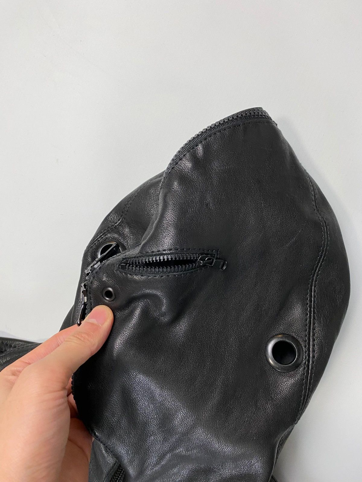 Vetements VETEMENTS SS19 OVERSIZED RUNWAY GIMP LEATHER MASK PARKA SZ:M Size US M / EU 48-50 / 2 - 6 Thumbnail