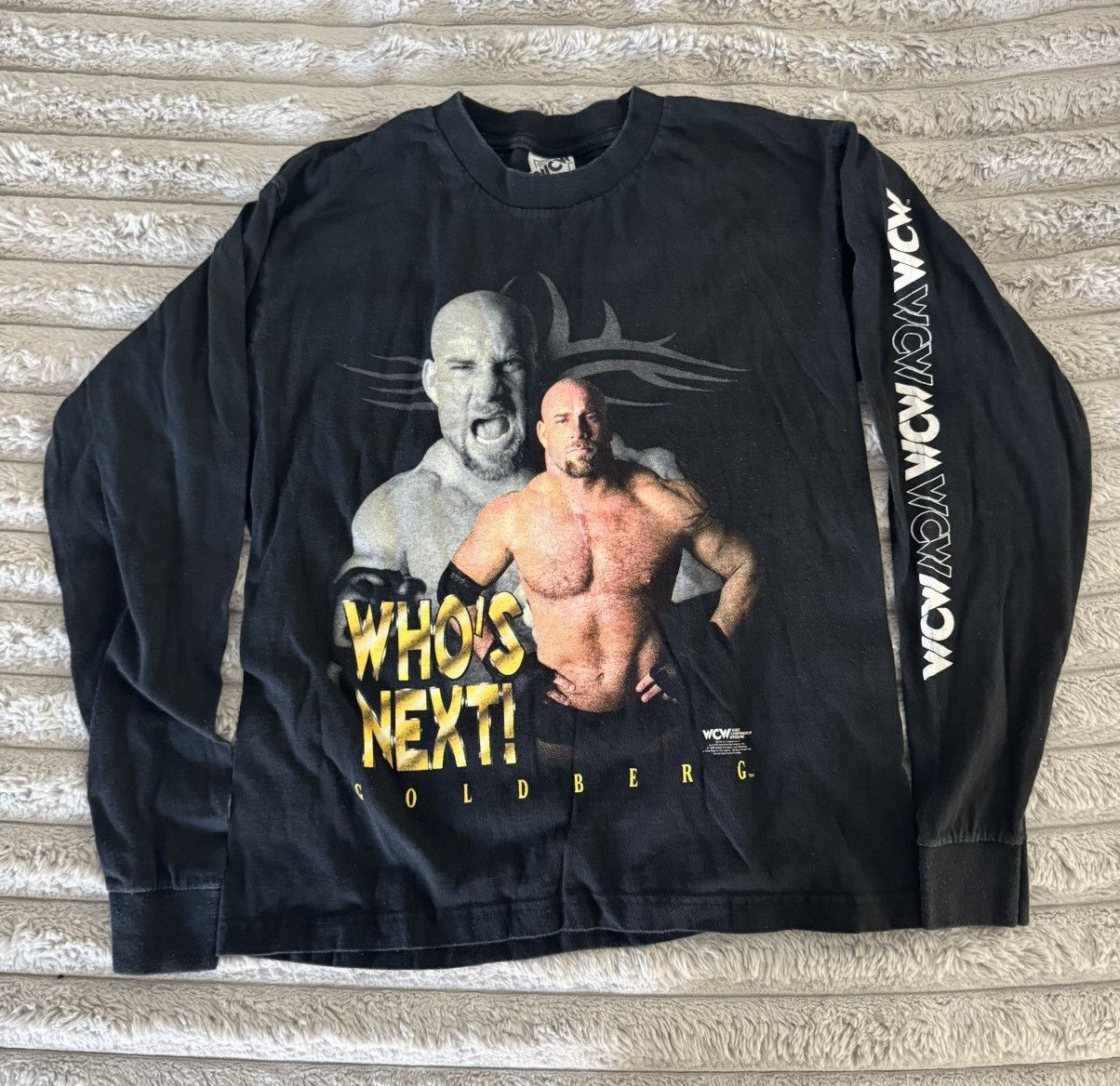 WCW/nWo 90s WCW goldberg who’s next authentic wrestling t sweatshirt Size US M / EU 48-50 / 2 - 3 Thumbnail