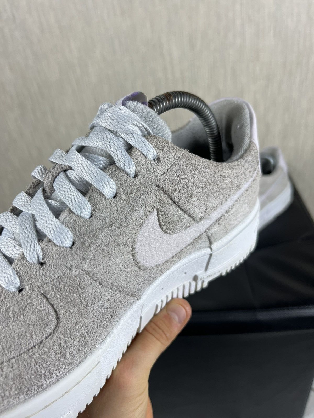 Nike Nike Air Force 1 one pixel suede velvet sneakers shoes lilac Size US 8.5 / EU 41-42 - 13 Thumbnail