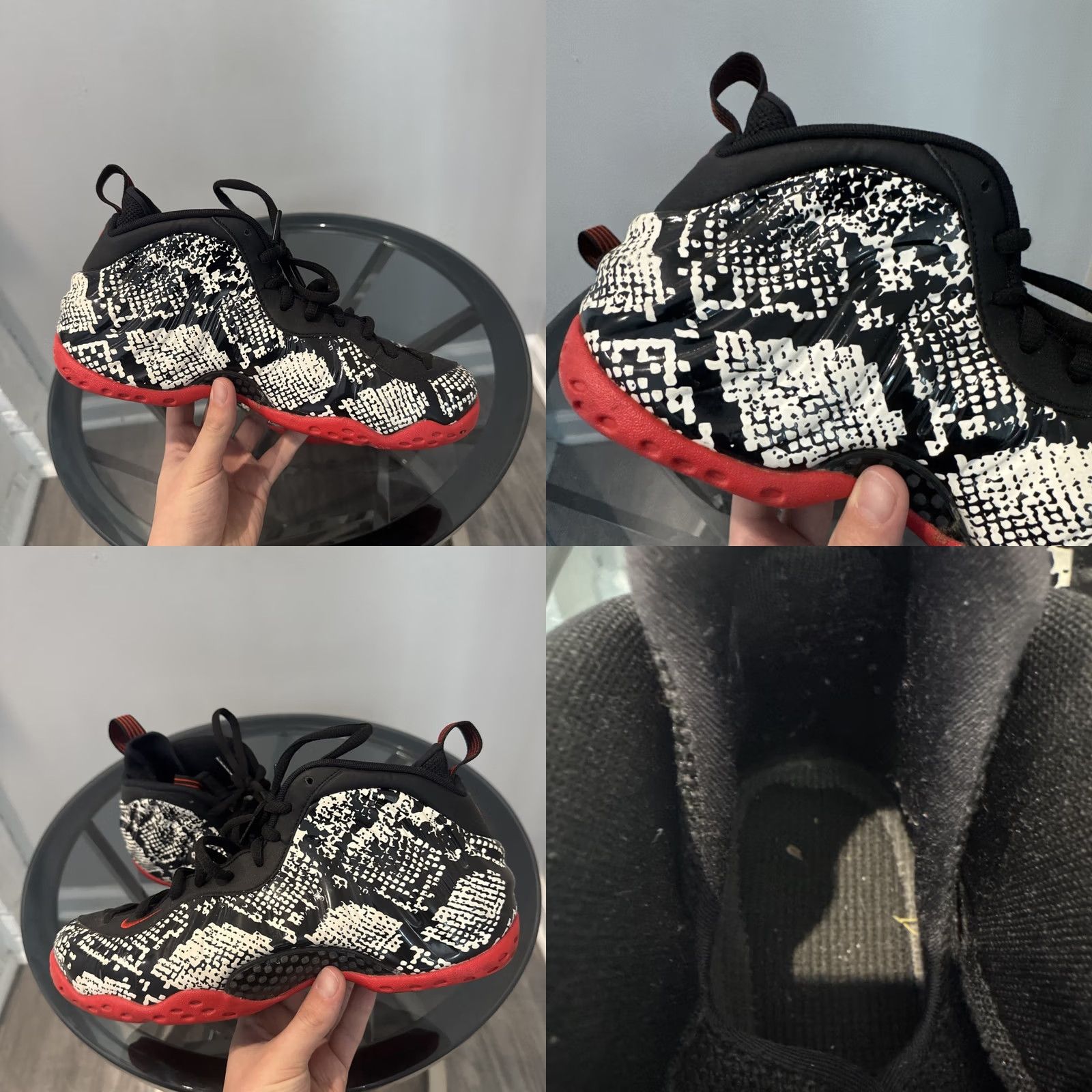 Nike Nike Air Foamposite One Albino Snakeskin Sneakers Size 8.5 314996-101 No Insoles Size US 9 / EU 42 - 8 Thumbnail