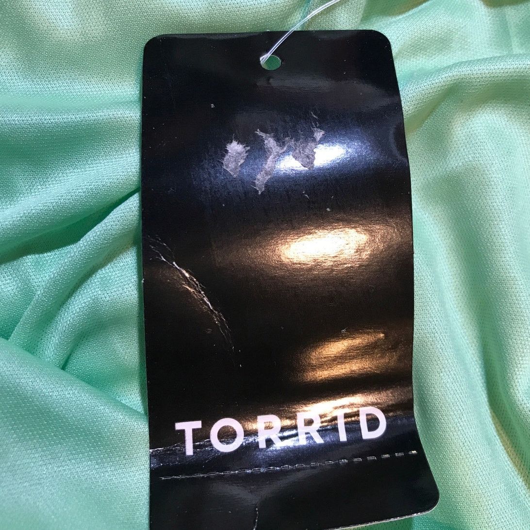 Other NWT Torrid Green Floral Mesh Square Neck Tank Top 1X Size XL / US 12-14 / IT 48-50 - 9 Thumbnail