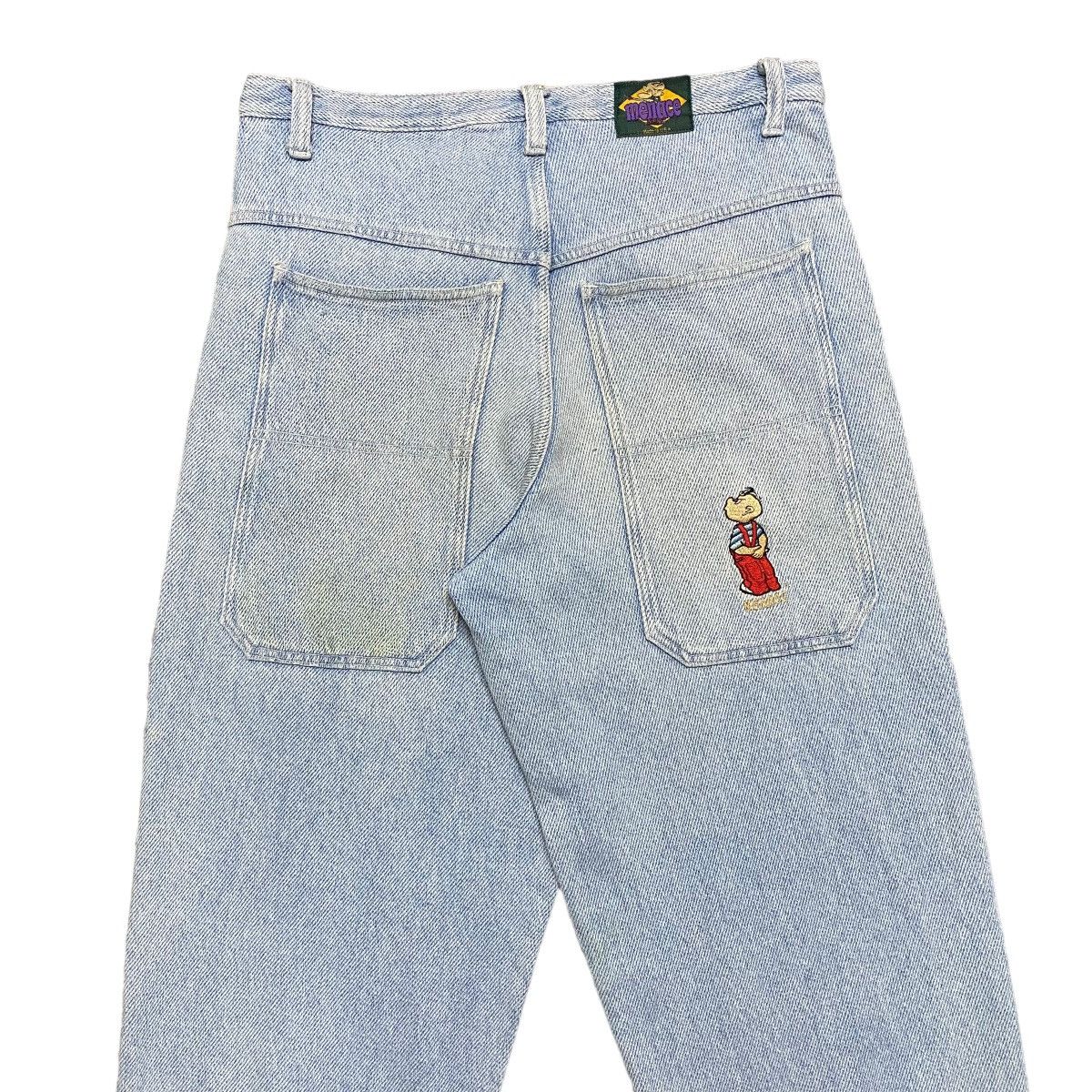 Menace Vintage 90s Menace Denim Baggy Pants Size US 38 / EU 54 - 9 Thumbnail