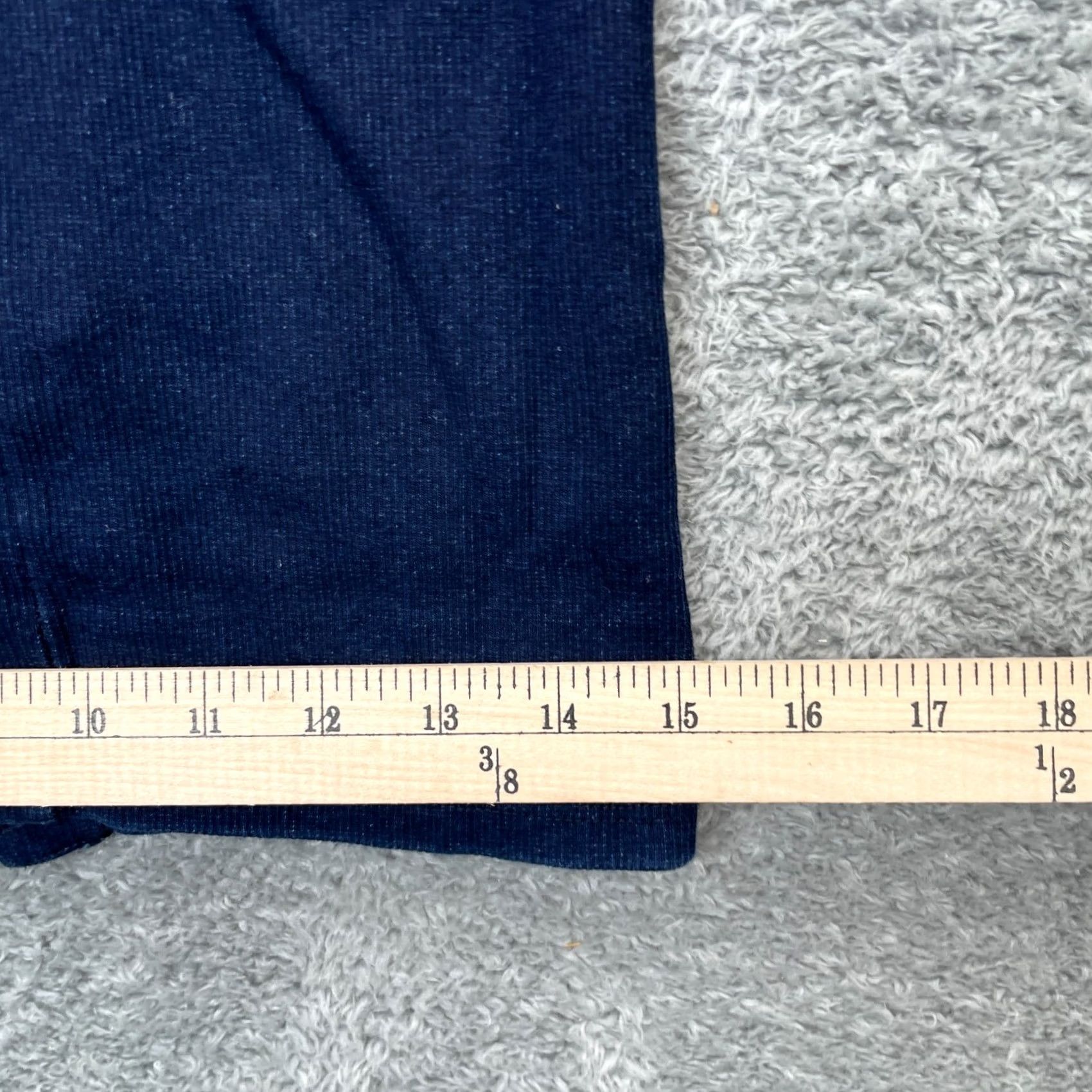 Vintage NSF Skirt Womens Medium Blue Pencil Snap Front Modern Minimalist Button Midi Knit Elastic Waist Slit City Preppy Size 32" / US 10 / IT 46 - 6 Thumbnail