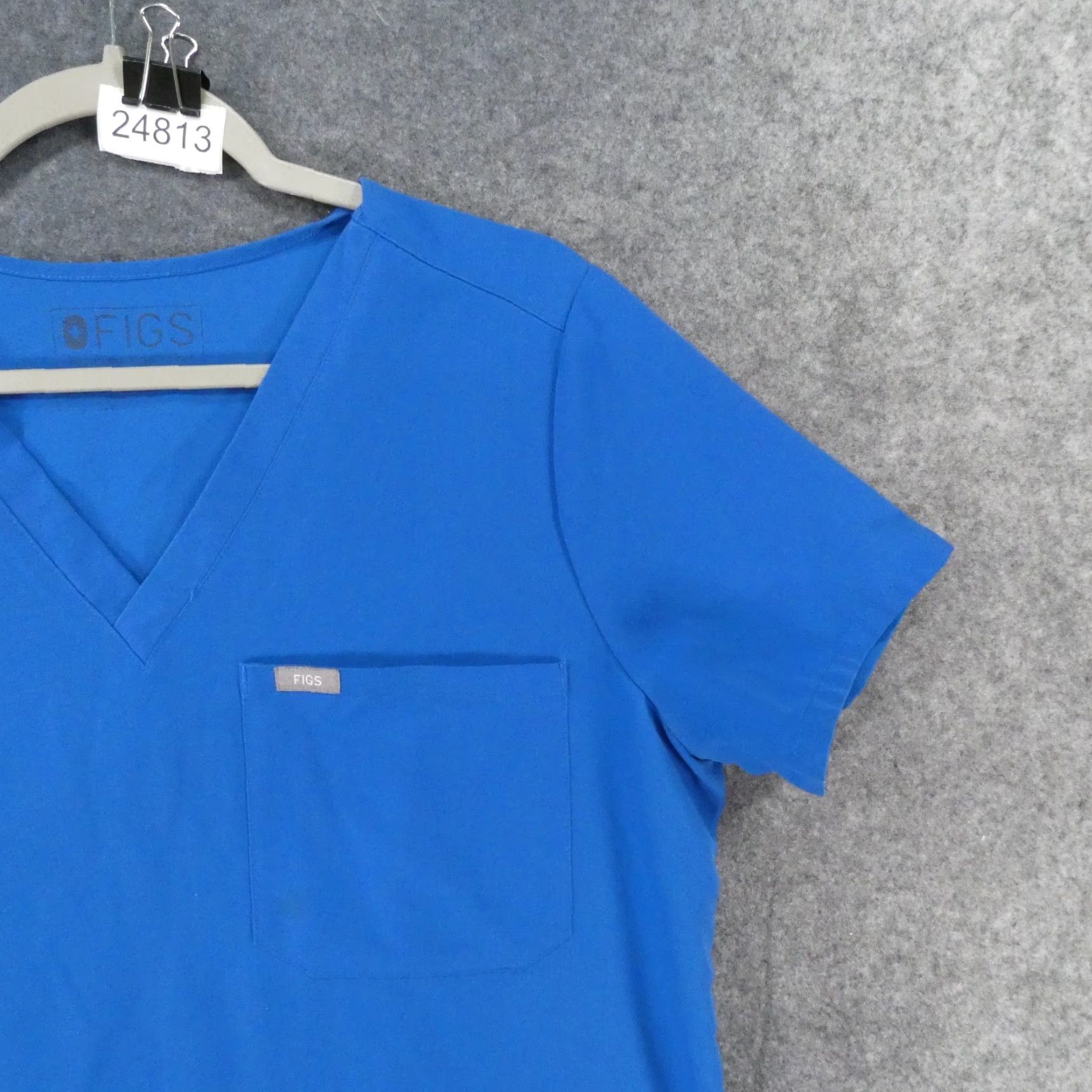 Vintage FIGS Scrub Technical Collection Top Womens Large Short Sleeve Blue Size L / US 10 / IT 46 - 6 Thumbnail