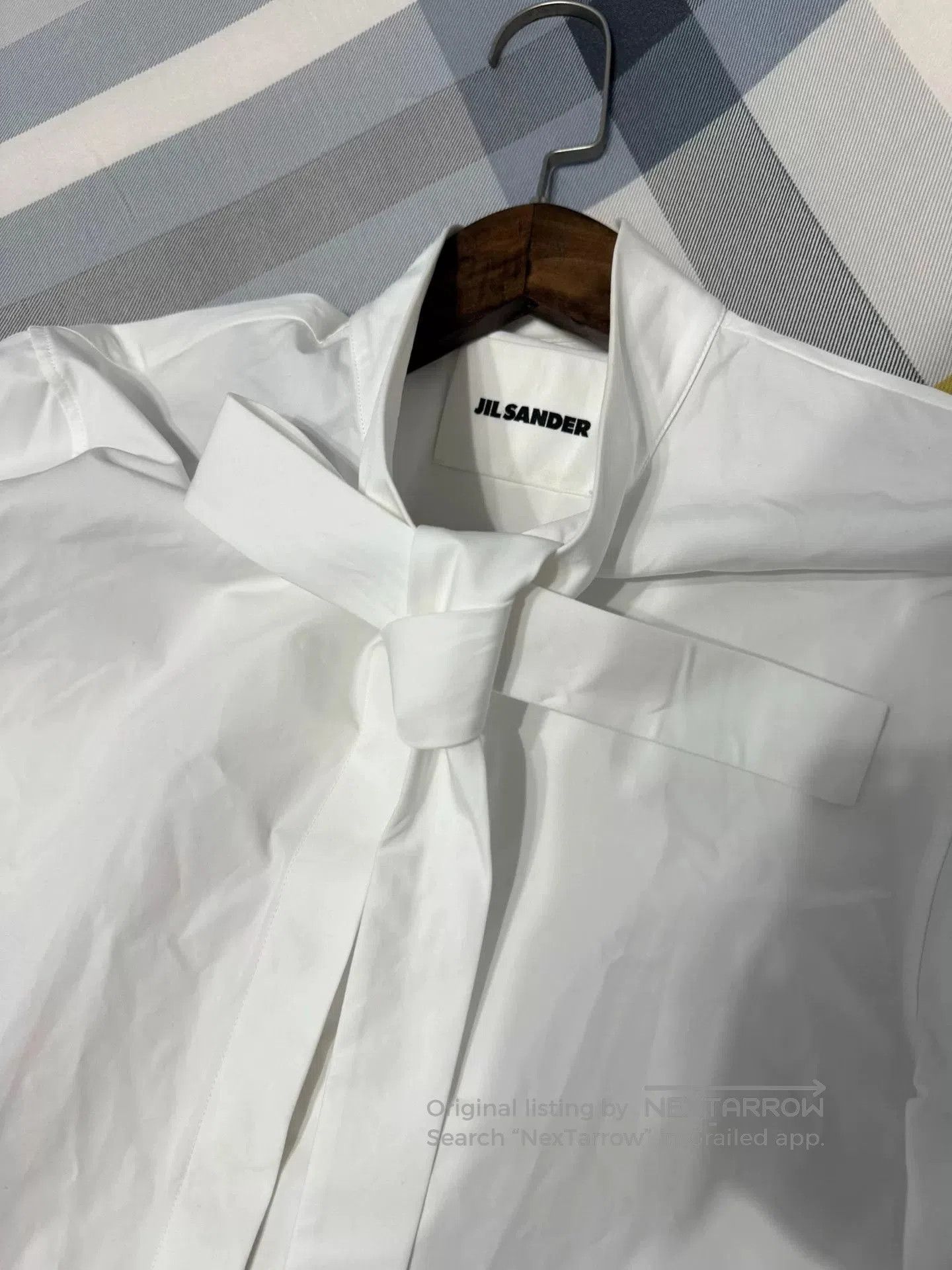 Jil Sander Jil Sander Minimalist Tie Shirt. Size S / US 4 / IT 40 - 7 Thumbnail
