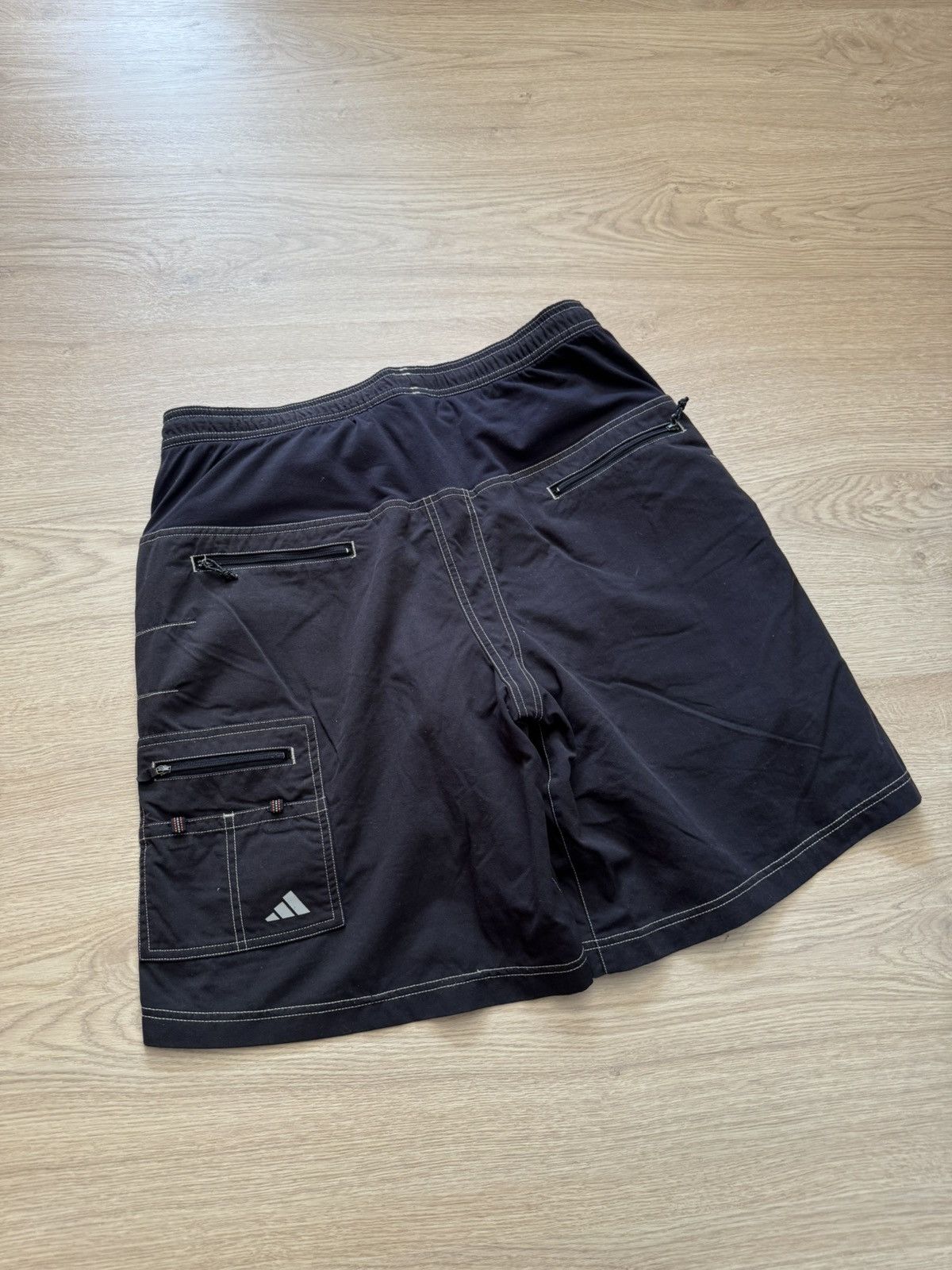 Adidas Vintage 00’s 2002 Adidas y2k Oakley Style Cycle Shorts Size US 32 / EU 48 - 3 Thumbnail