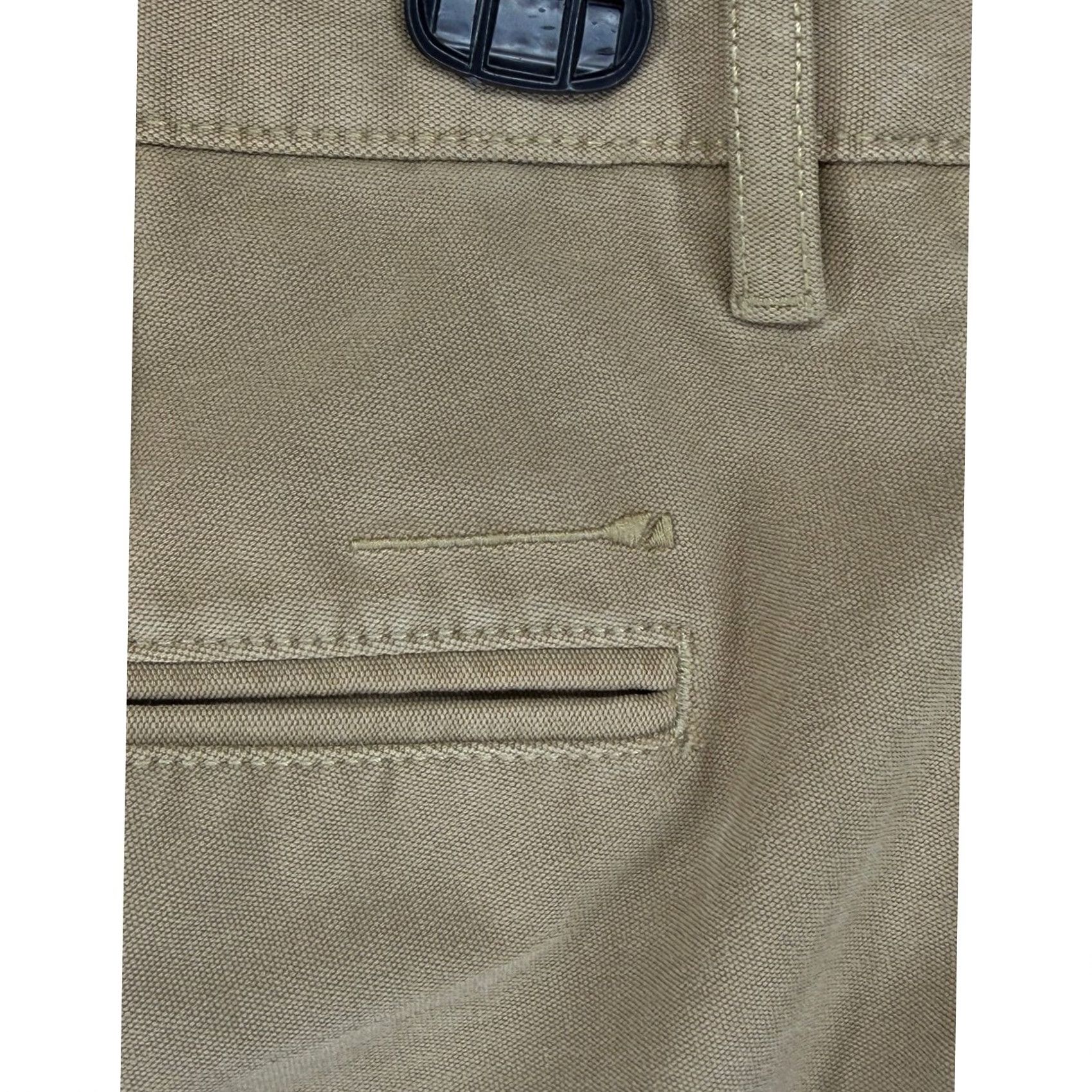 J.Crew J.CREW 484 Slim Fit Chinos Khaki Tan Cotton Blend Mens Pants W33 L30 Chino Slm Pnts Beige Slim Mens Size US 33 - 7 Thumbnail