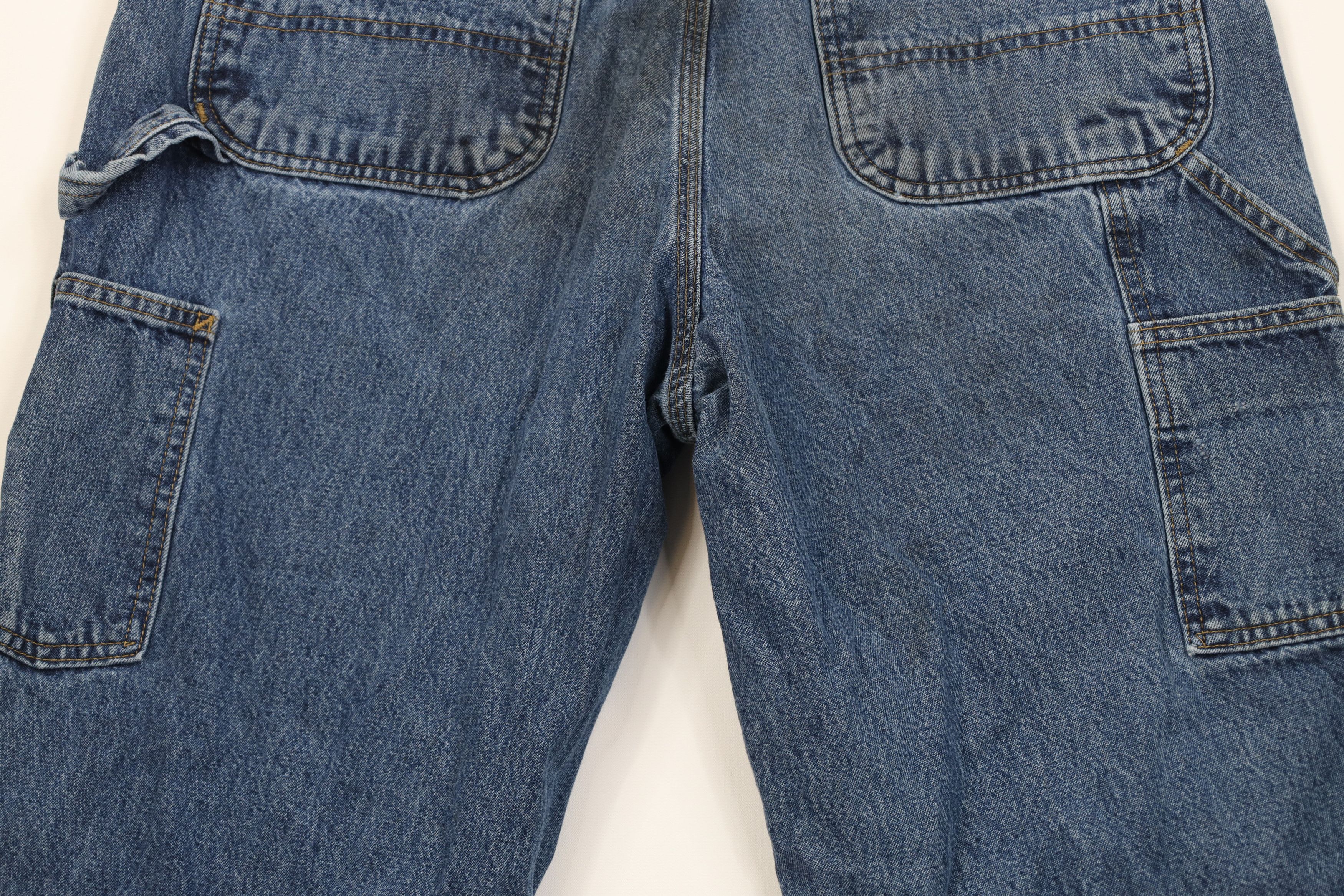 Carhartt Vintage Y2K Carhartt Wide Leg Original Dungaree Denim Jeans Size US 34 / EU 50 - 14 Thumbnail