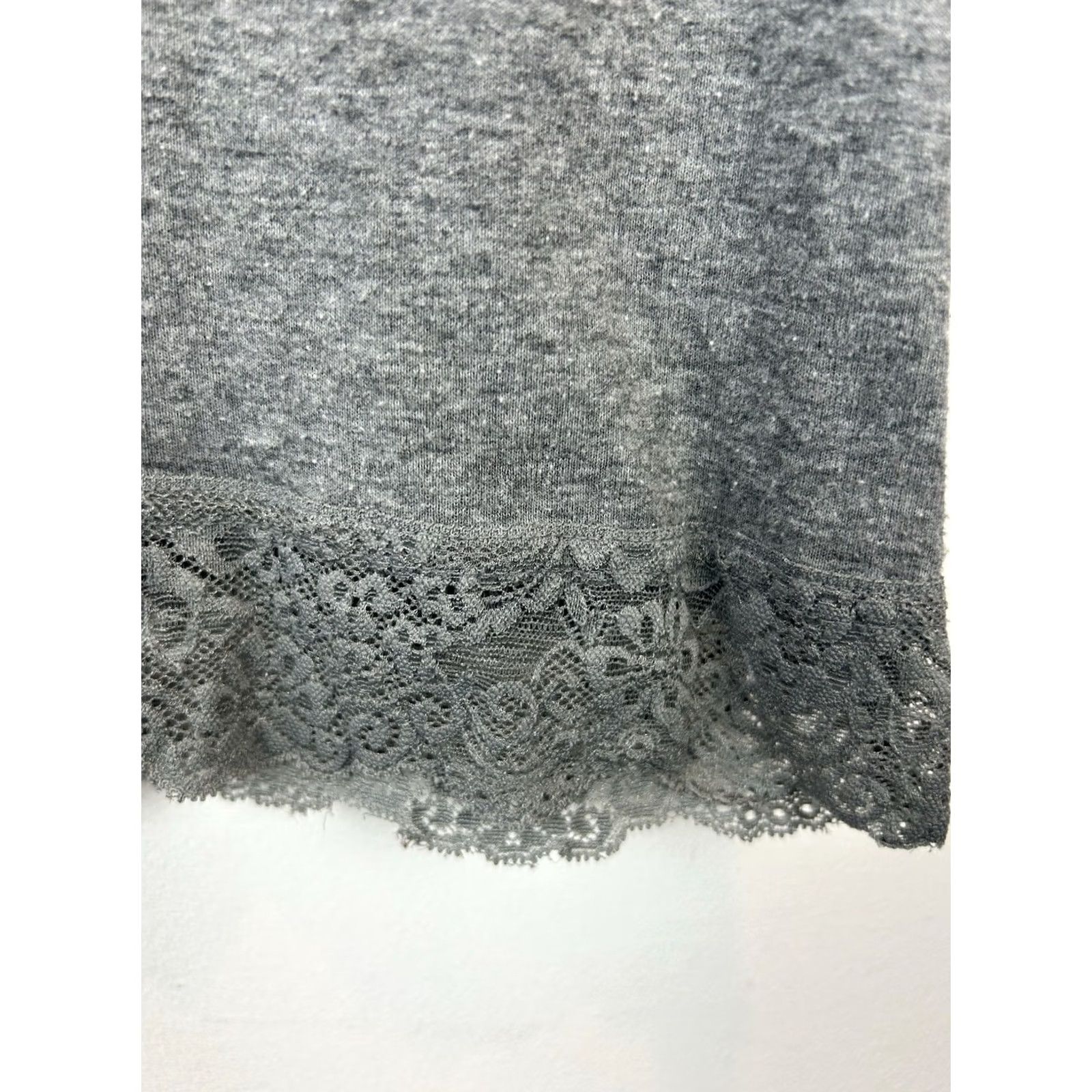Gap VINTAGE Y2K Gap Tank Top Lace Camisole Womens Large Gray Bella Swan Festival Grunge Goth Size L / US 10 / IT 46 - 5 Thumbnail