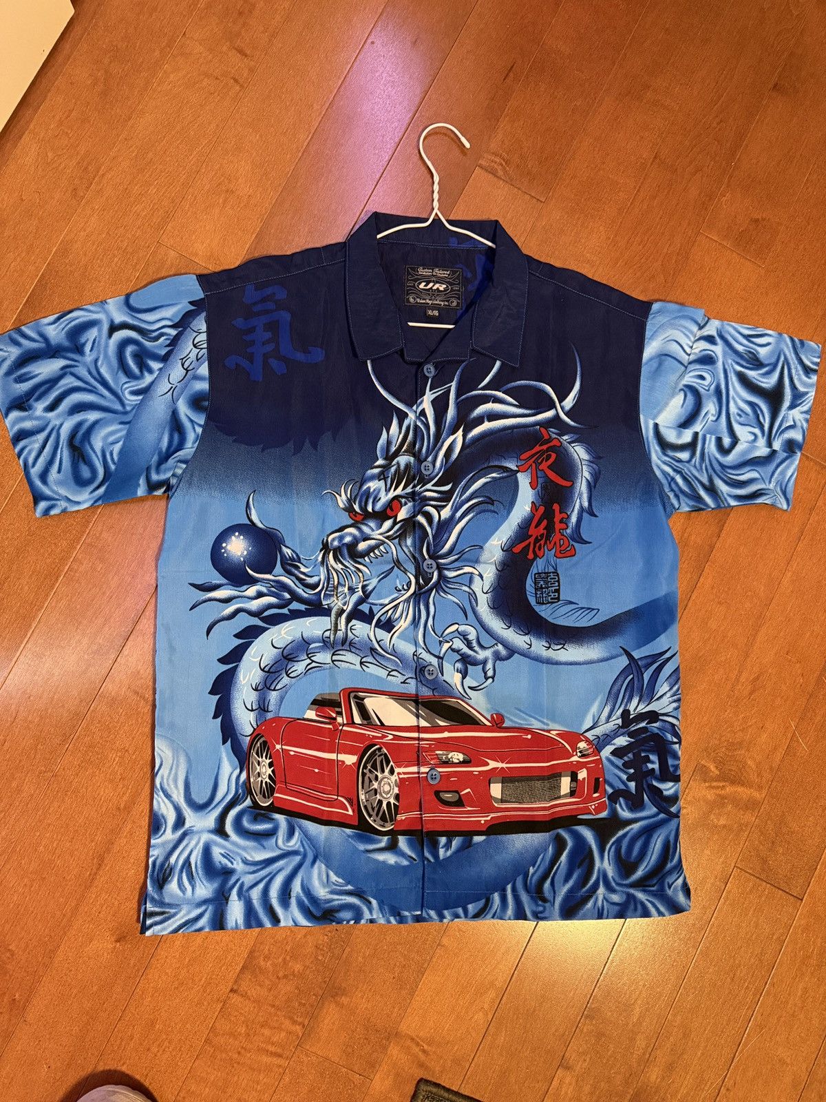 Vintage Vintage Y2K Honda S2000 Dragon Button Up Shirt Size US XL / EU 56 / 4 - 1 Thumbnail